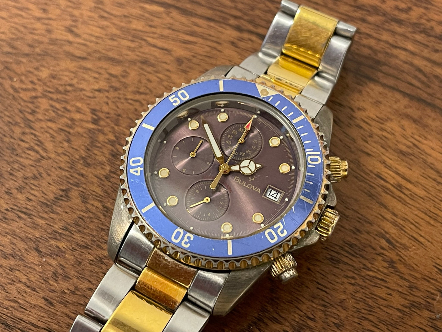 (1990s) Bulova "Submariner" chronograph diver