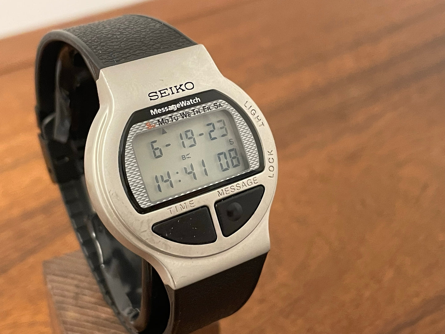 (1995) Seiko MA52-4A00 MessageWatch with grey colored case