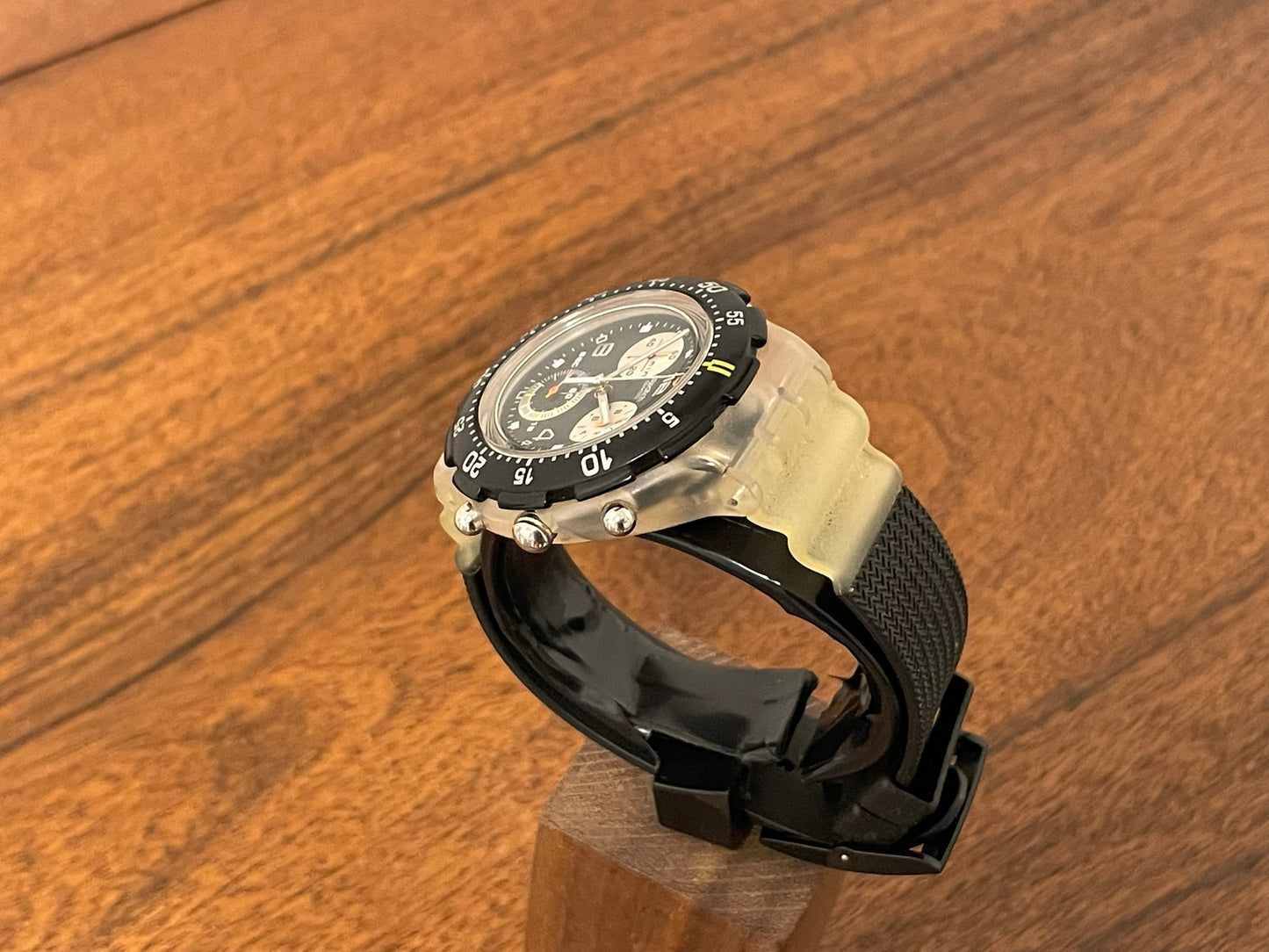 (1997) Swatch SBK114 Aqua Chrono "Assault" (NOS)