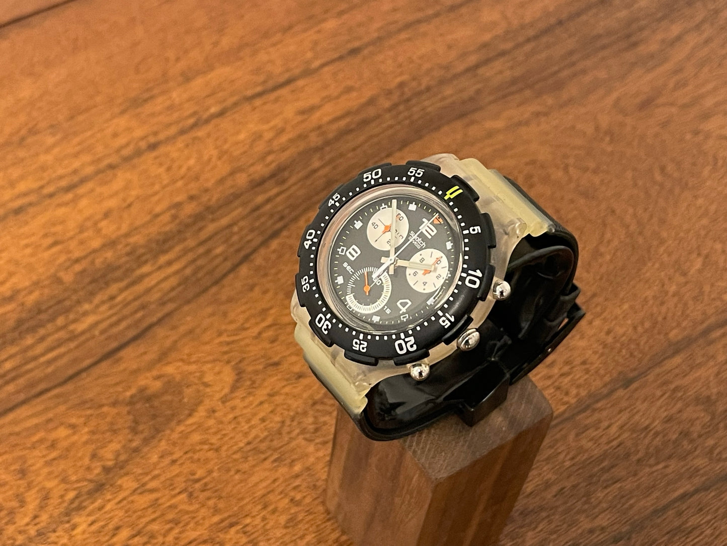 (1997) Swatch SBK114 Aqua Chrono "Assault" (NOS)