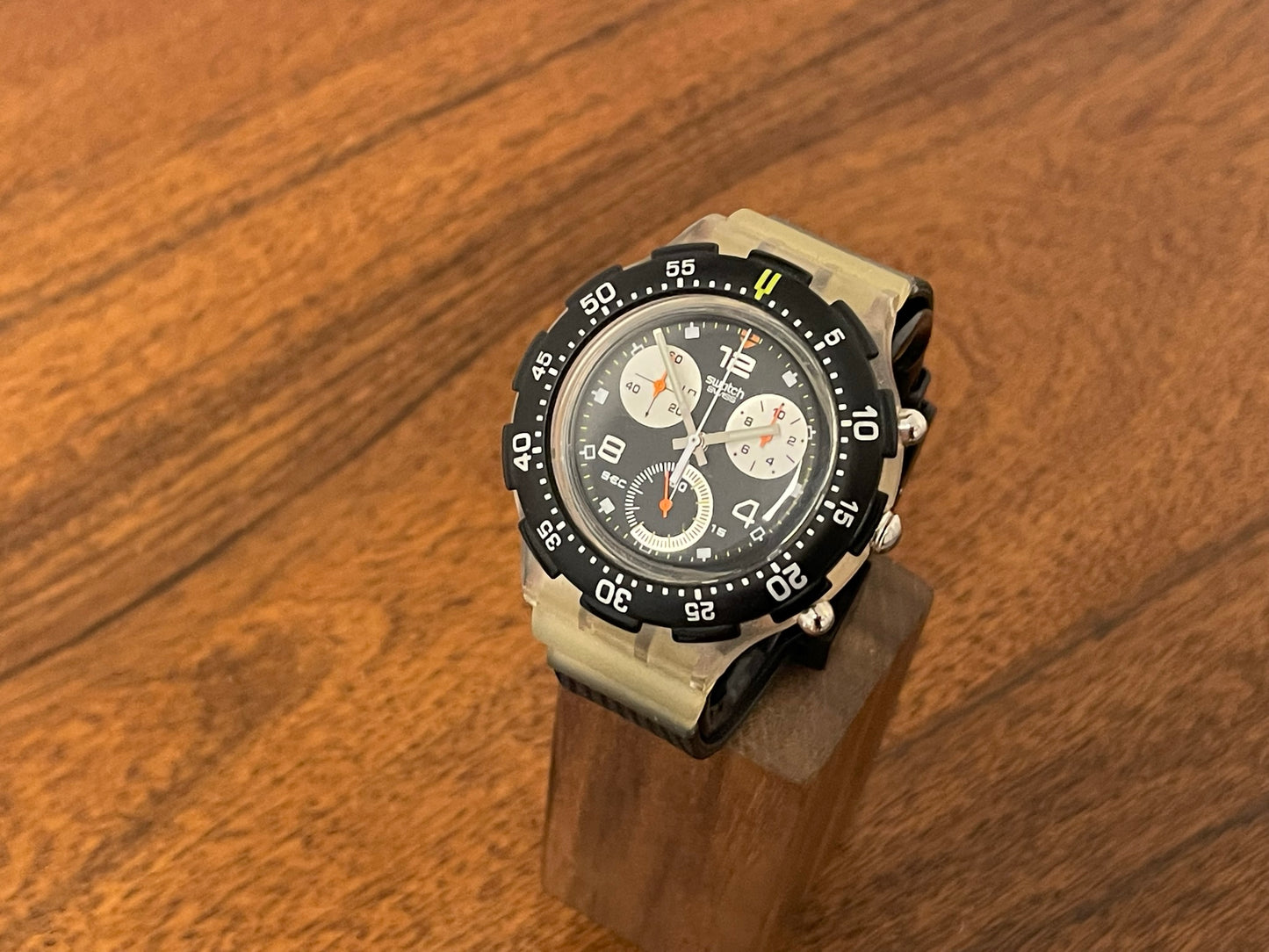 (1997) Swatch SBK114 Aqua Chrono "Assault" (NOS)