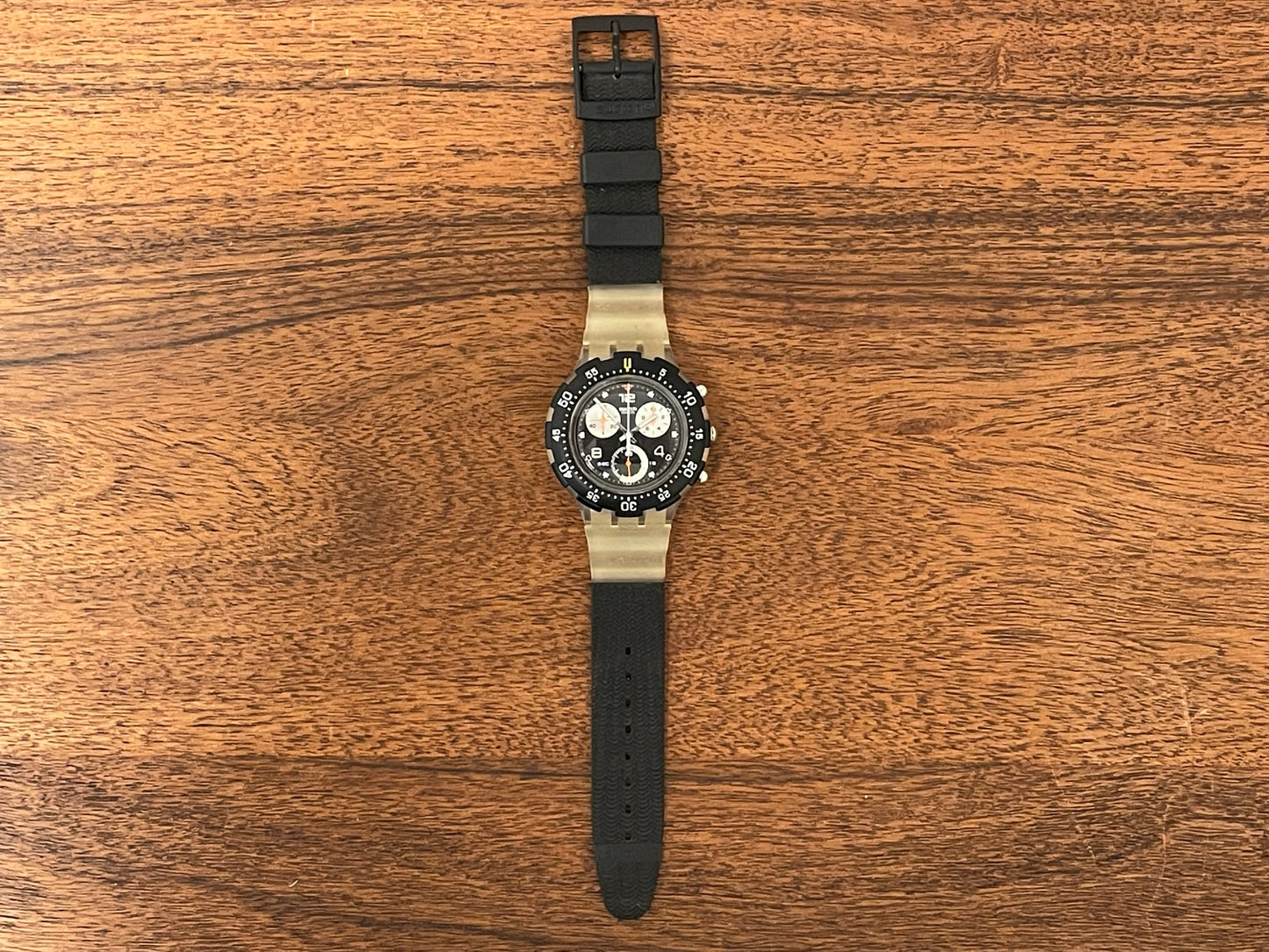 (1997) Swatch SBK114 Aqua Chrono "Assault" (NOS)