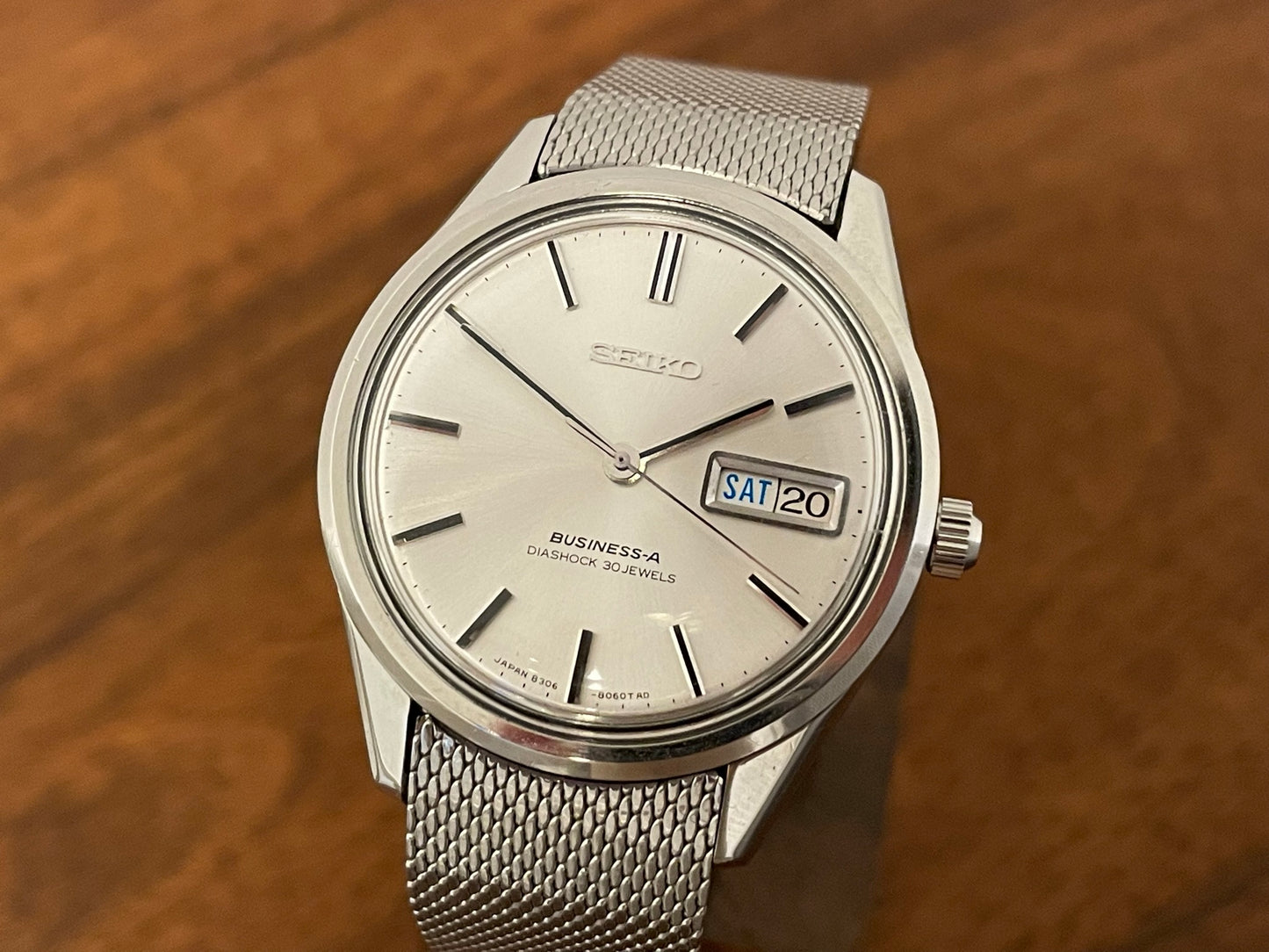 (1967) Seiko 8346-8020 Business-A Diashock 30 jewels (full service)