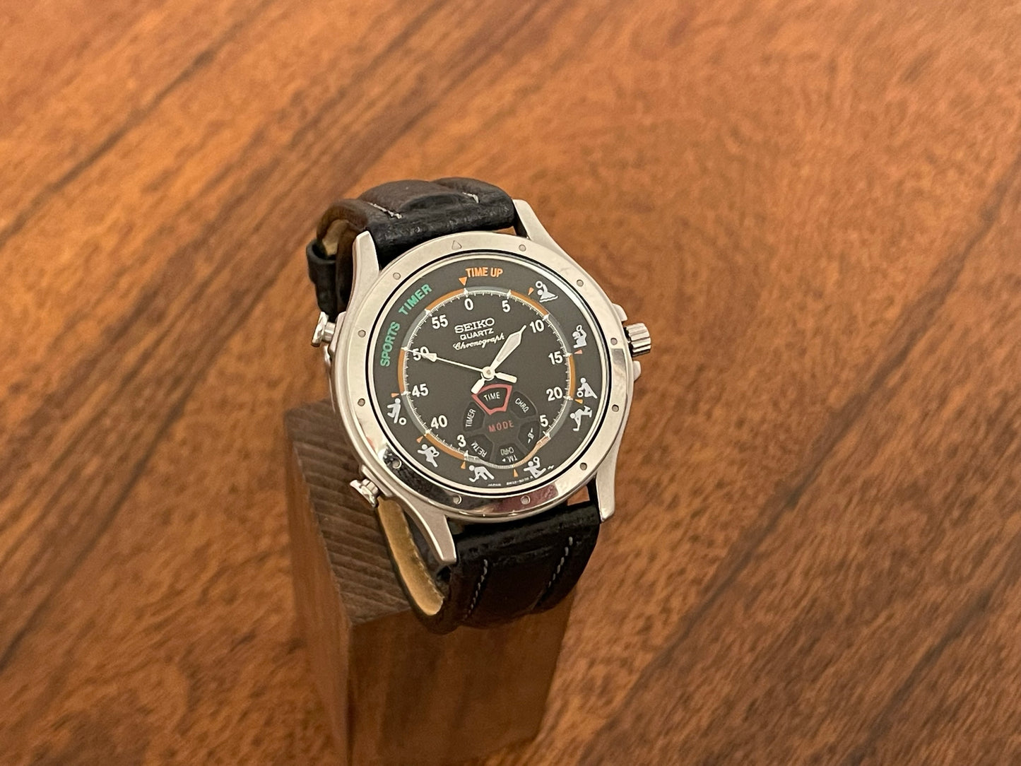 (1990) Seiko 8M32-8030 "Sports Timer" chronograph