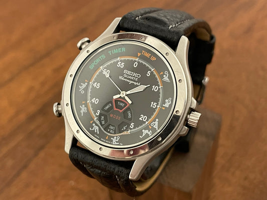 (1990) Seiko 8M32-8030 "Sports Timer" chronograph