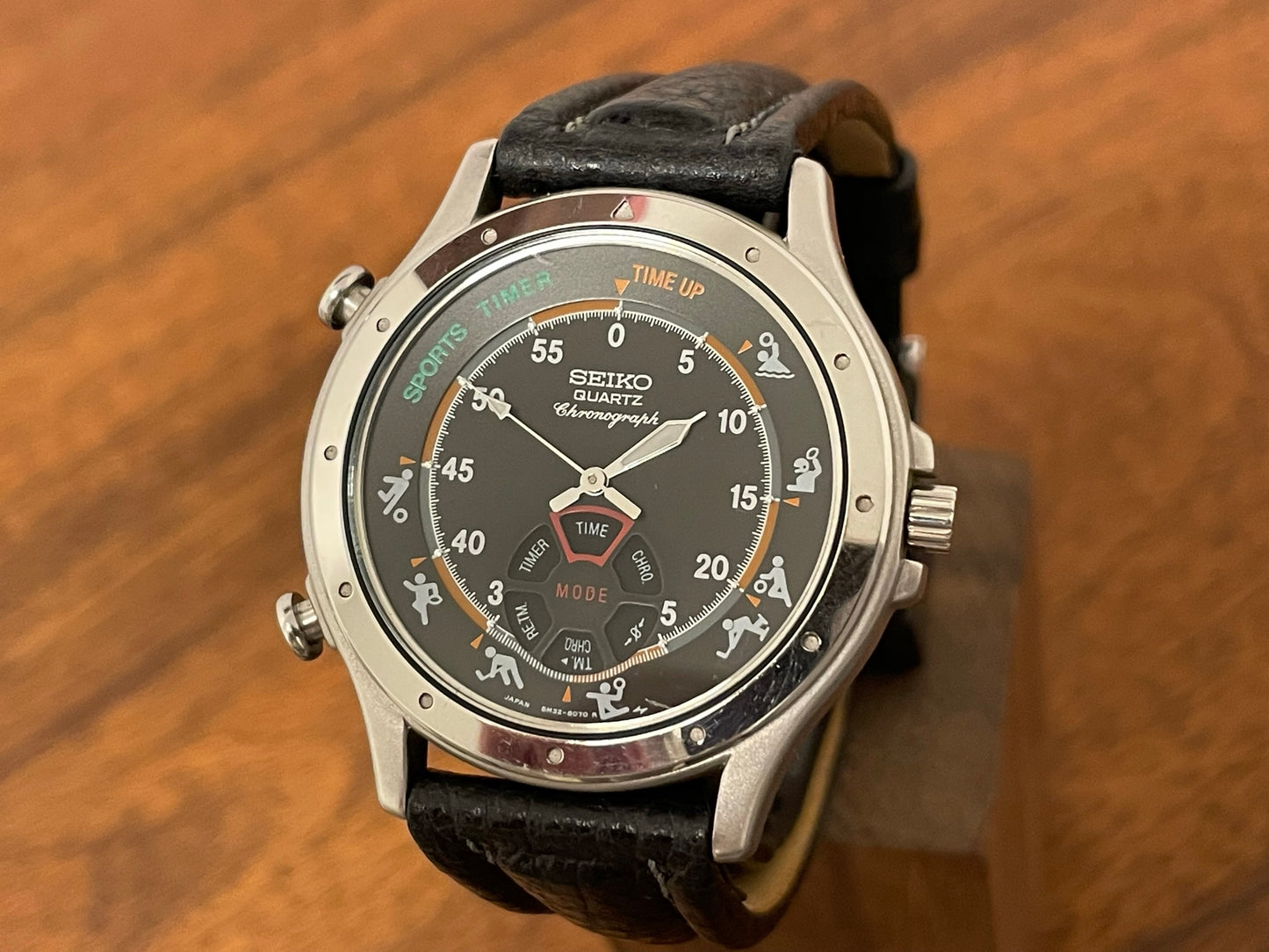 (1990) Seiko 8M32-8030 "Sports Timer" chronograph