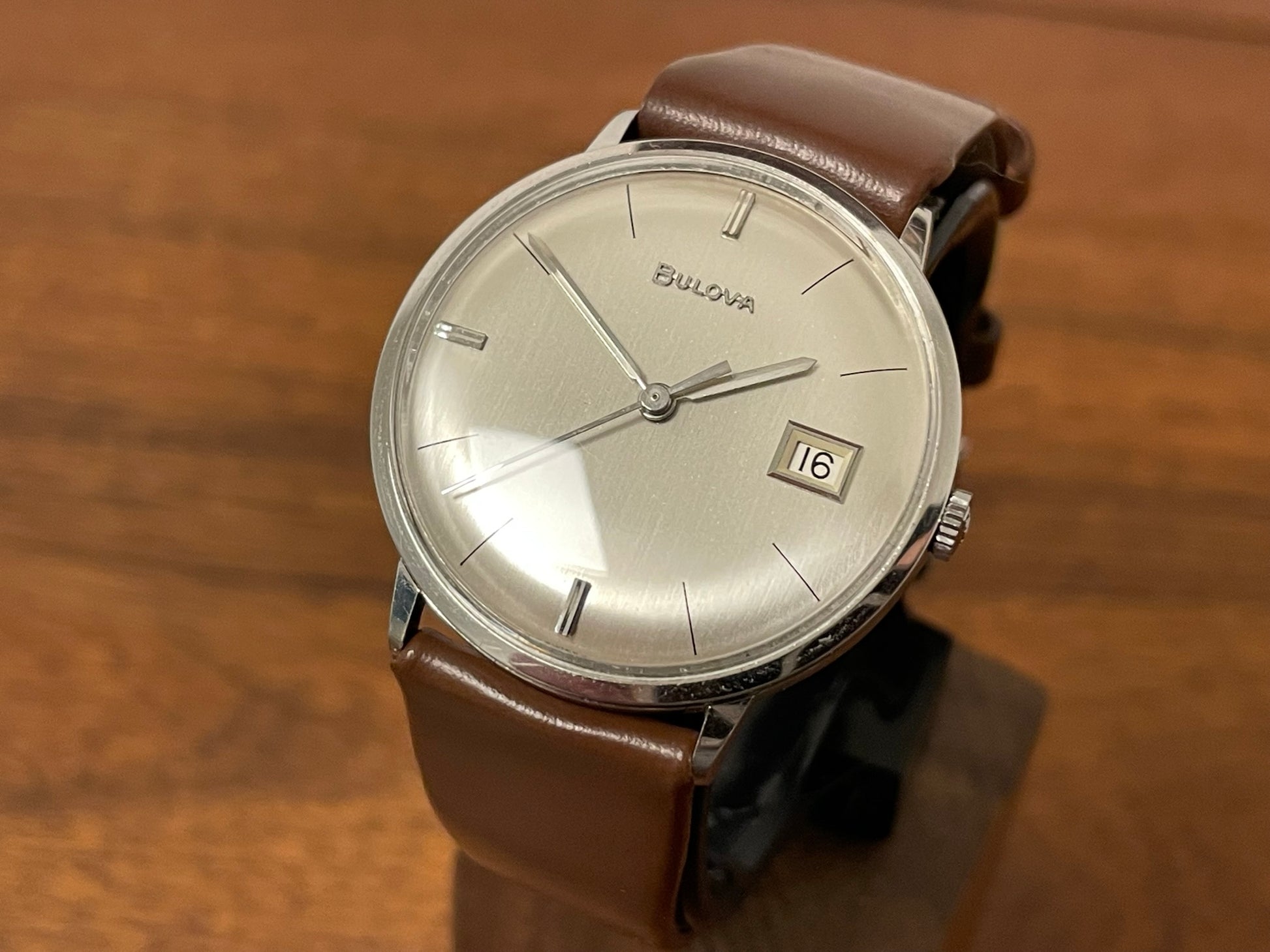 1960s Bulova M4 dress watch front view