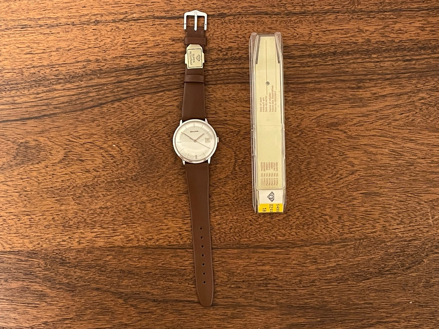 (1964) Bulova M4 dress watch with linen dial (full service)