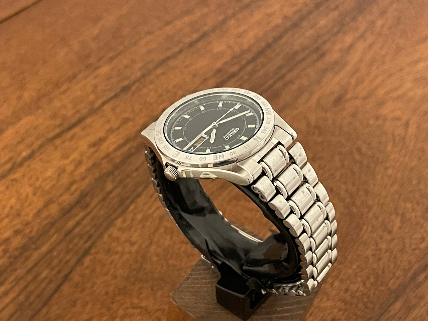 (2001) Seiko 7N43-6A40 compass bezel (serviced)