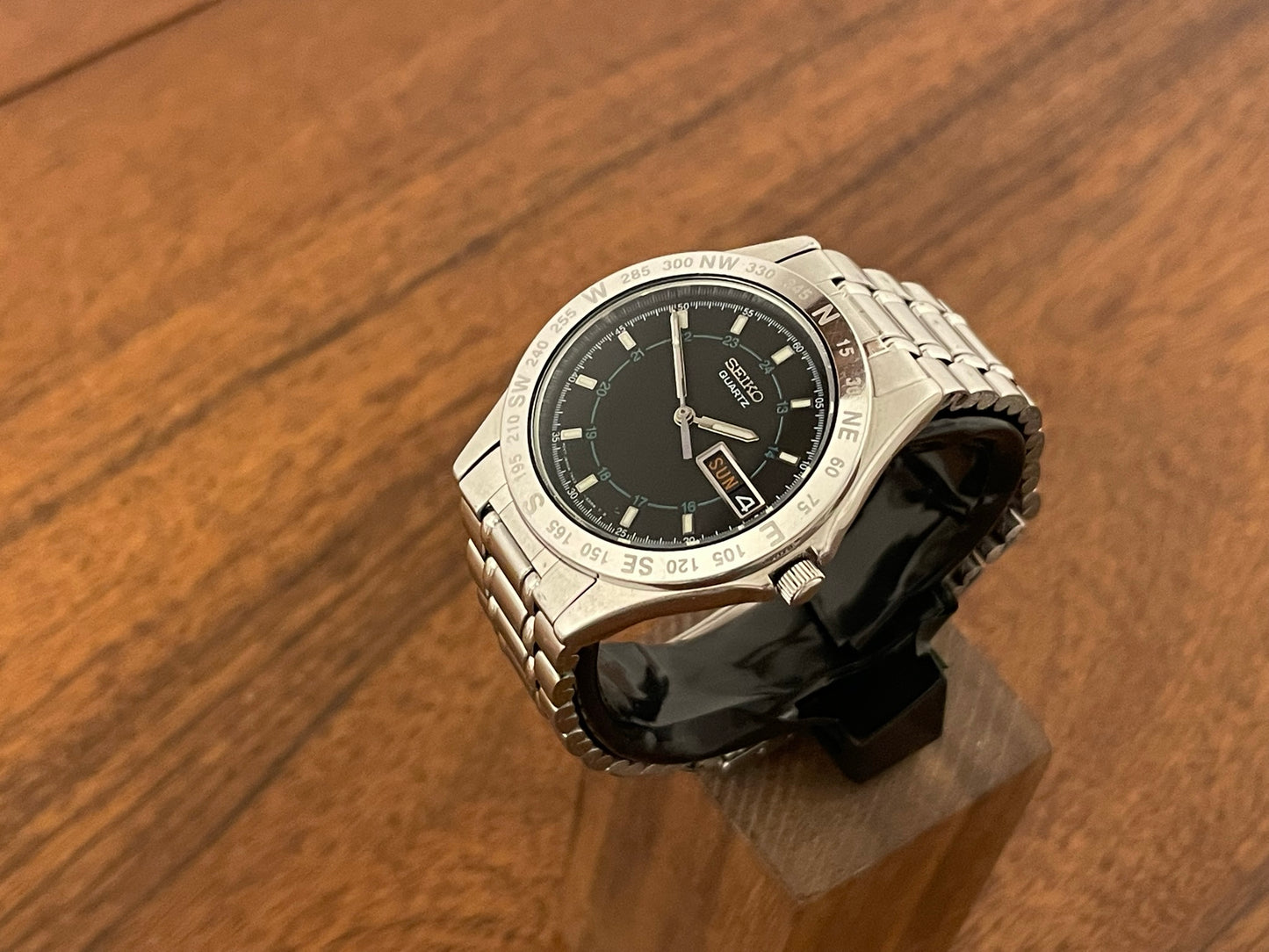 (2001) Seiko 7N43-6A40 compass bezel (serviced)