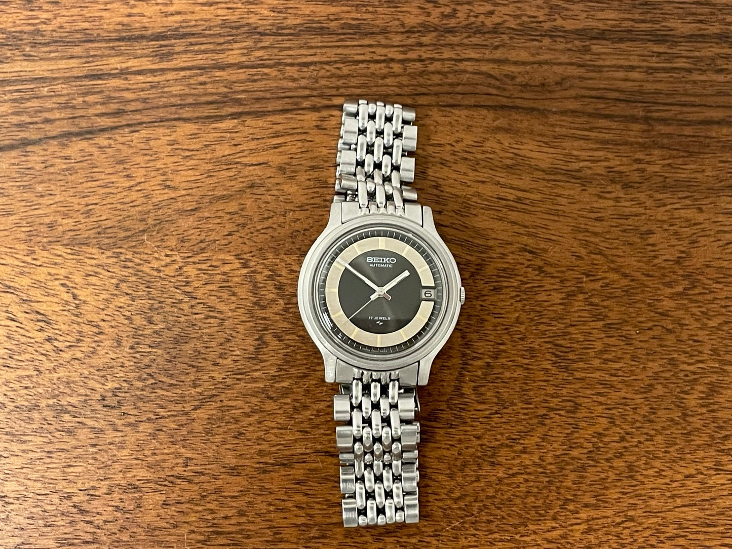 (1973) Seiko 7005-7110 "bullseye dial" automatic 17 jewels (full service)