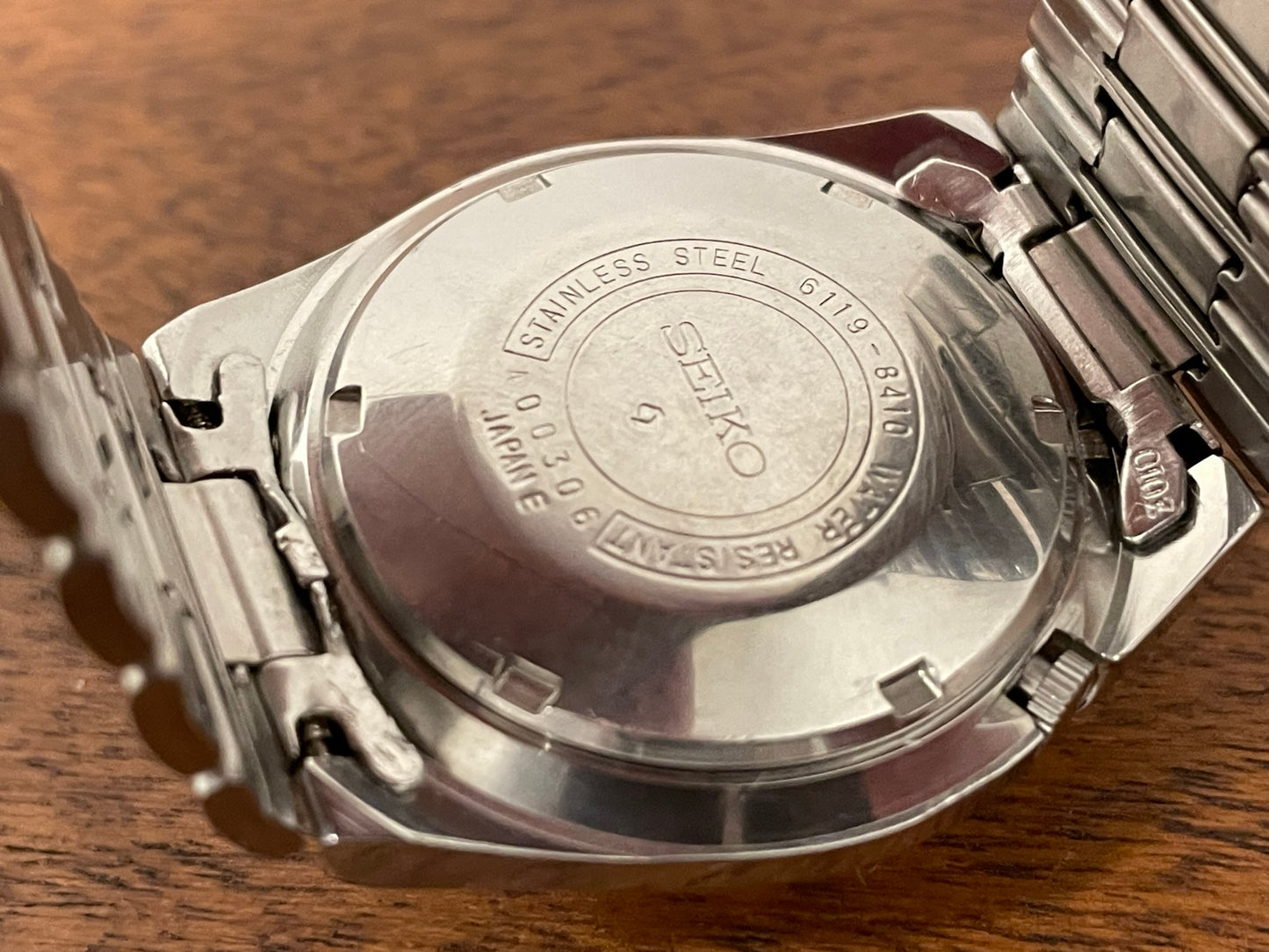 (1974) Seiko 5 Automatic 6119-8410 day & date feature (serviced)