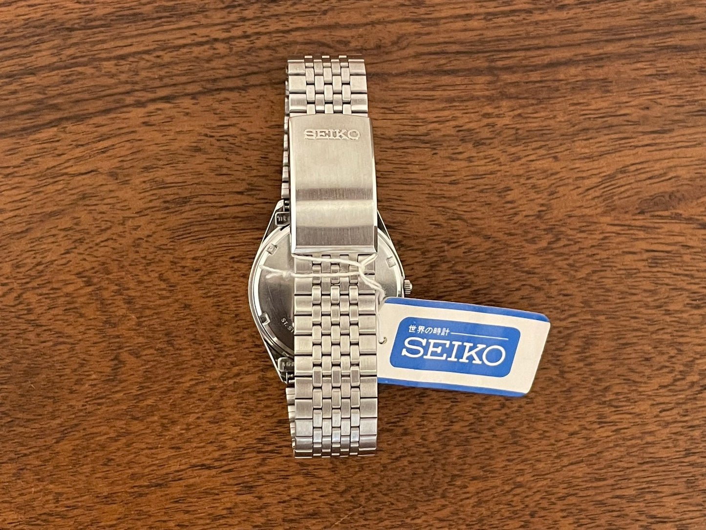 (1978) Seiko 7853-7020 Lord Quartz - green textured dial (NOS)