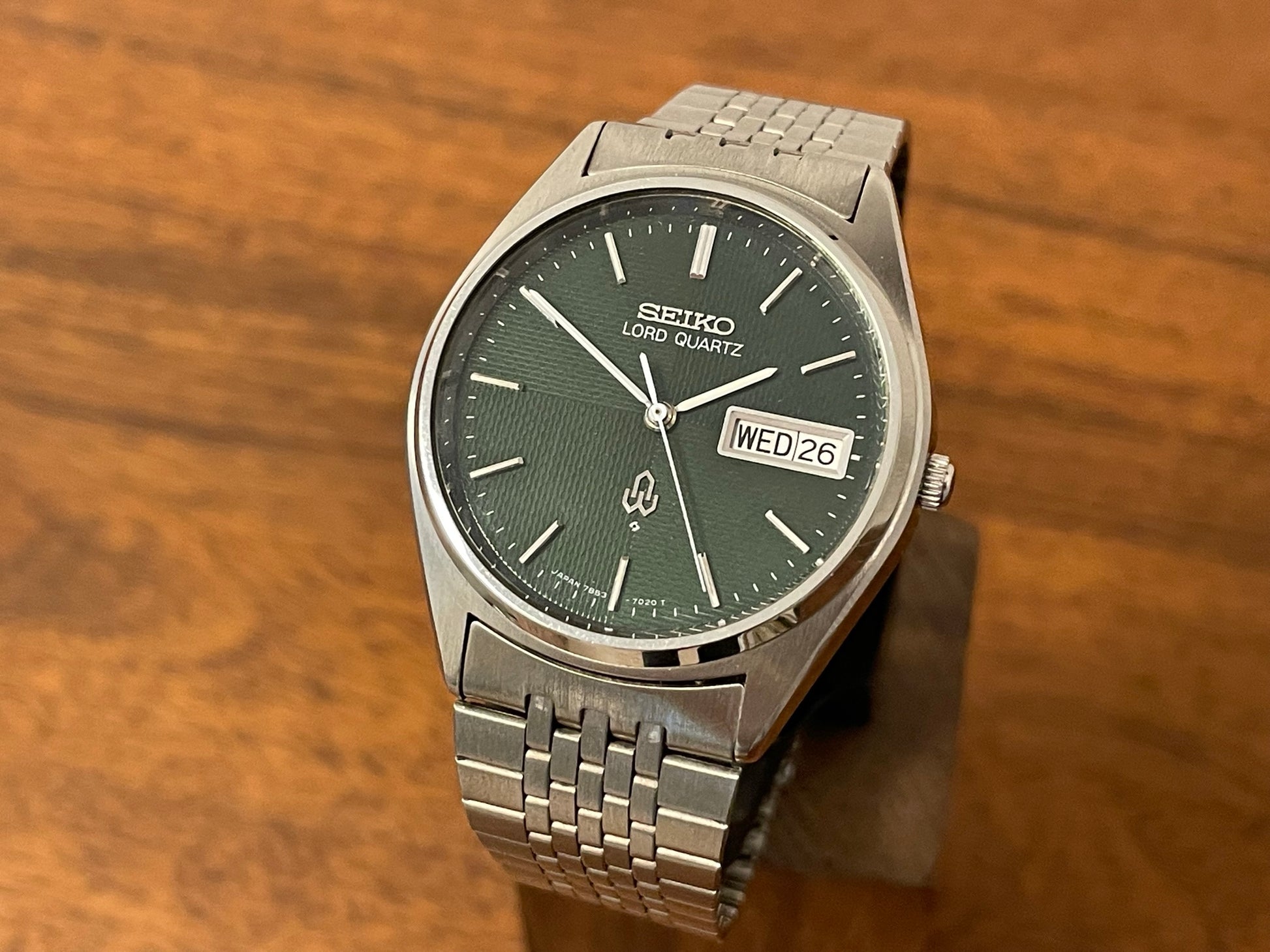 1978 Seiko 7853-7020 Lord Quartz (NOS) front view