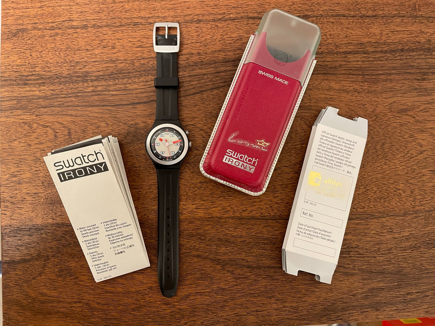 (2005) Swatch YGB9000 Irony Loomi "Enough Time" (NOS)