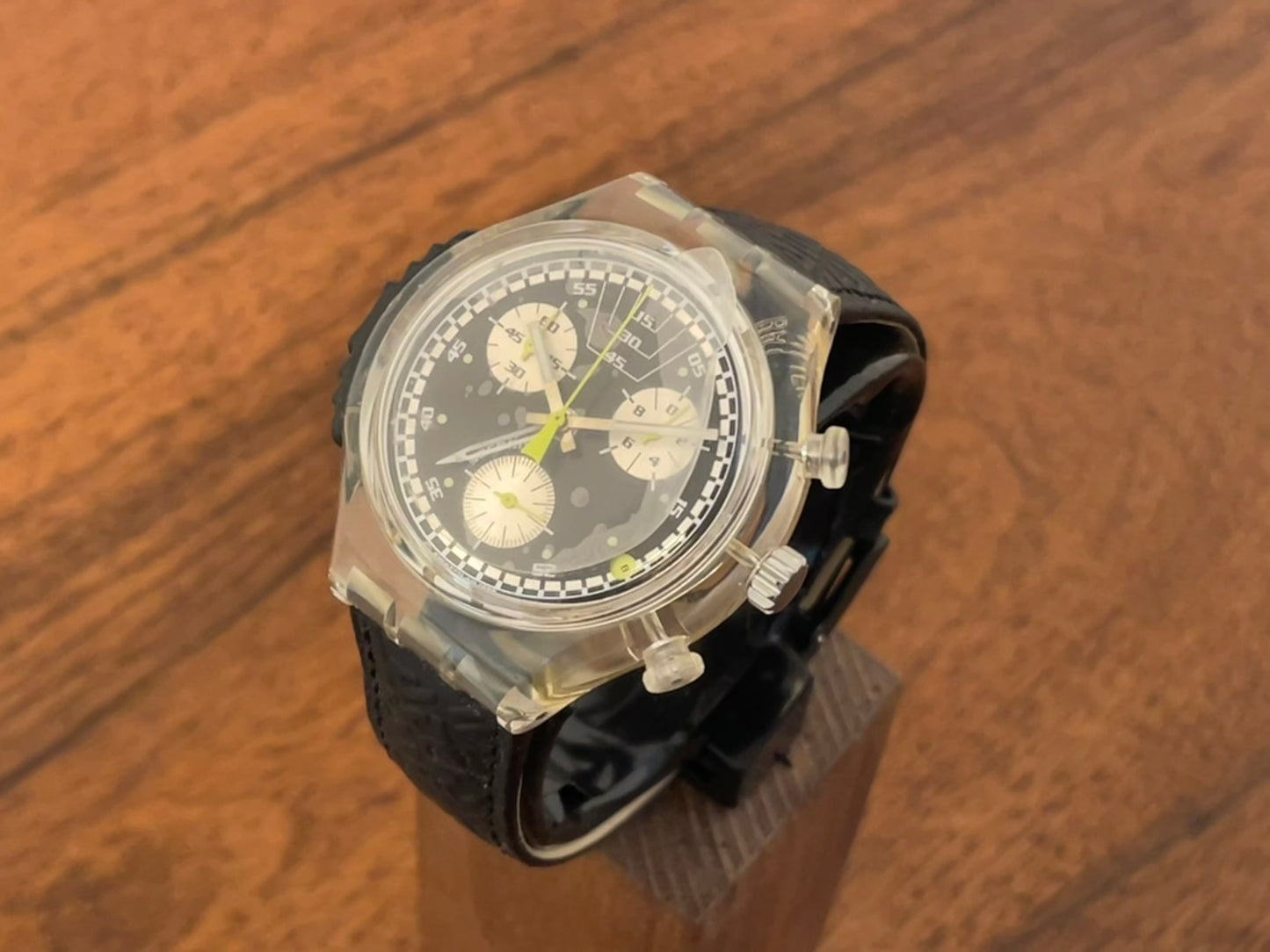(1998) Swatch SOK400 Alarm Chrono "Ramoneur" (NOS)