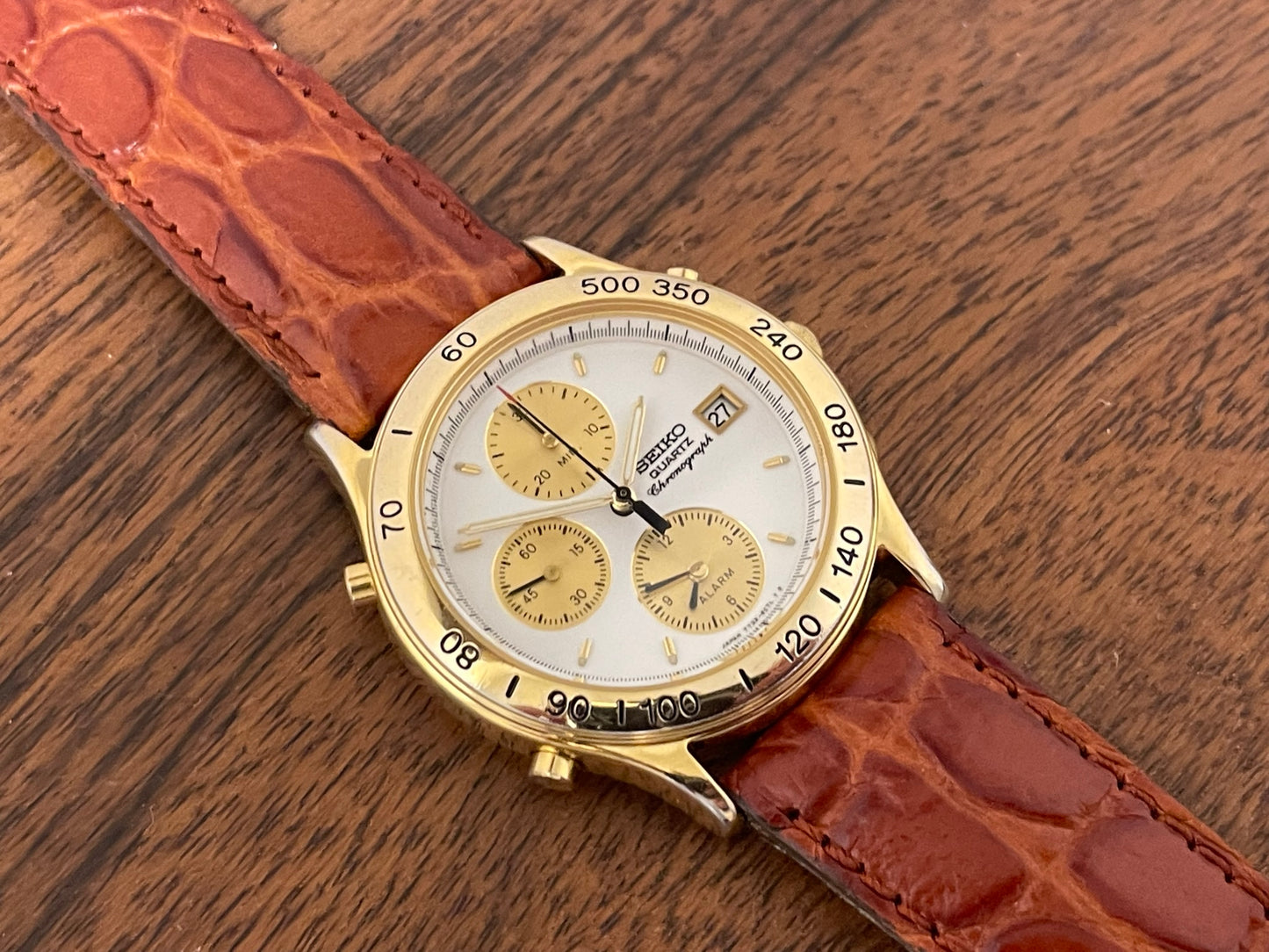 (1991) Seiko 7T32-6C5A Chronograph Sports 100