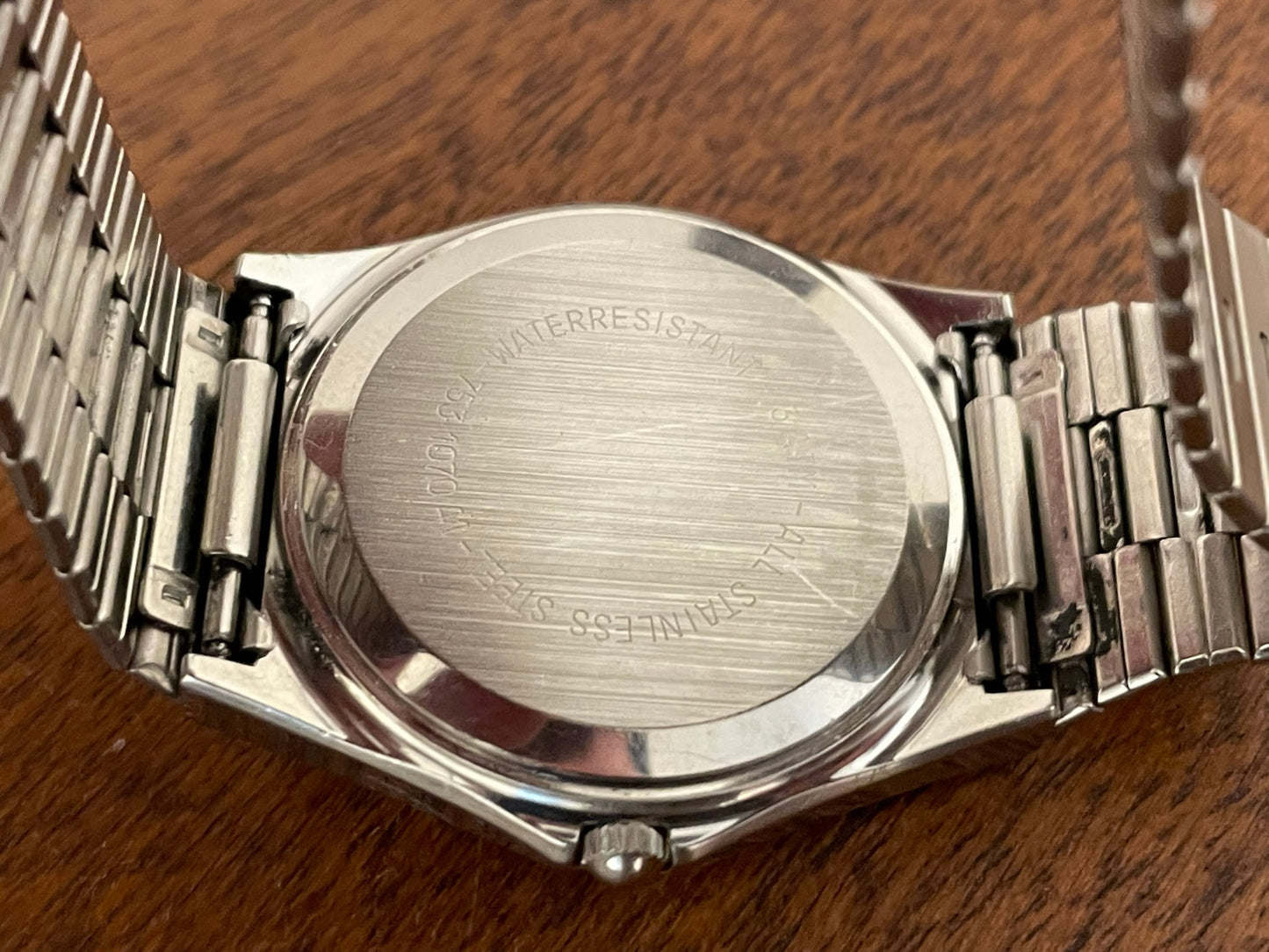 (1980s) Certina date only with integrated bracelet (serviced)