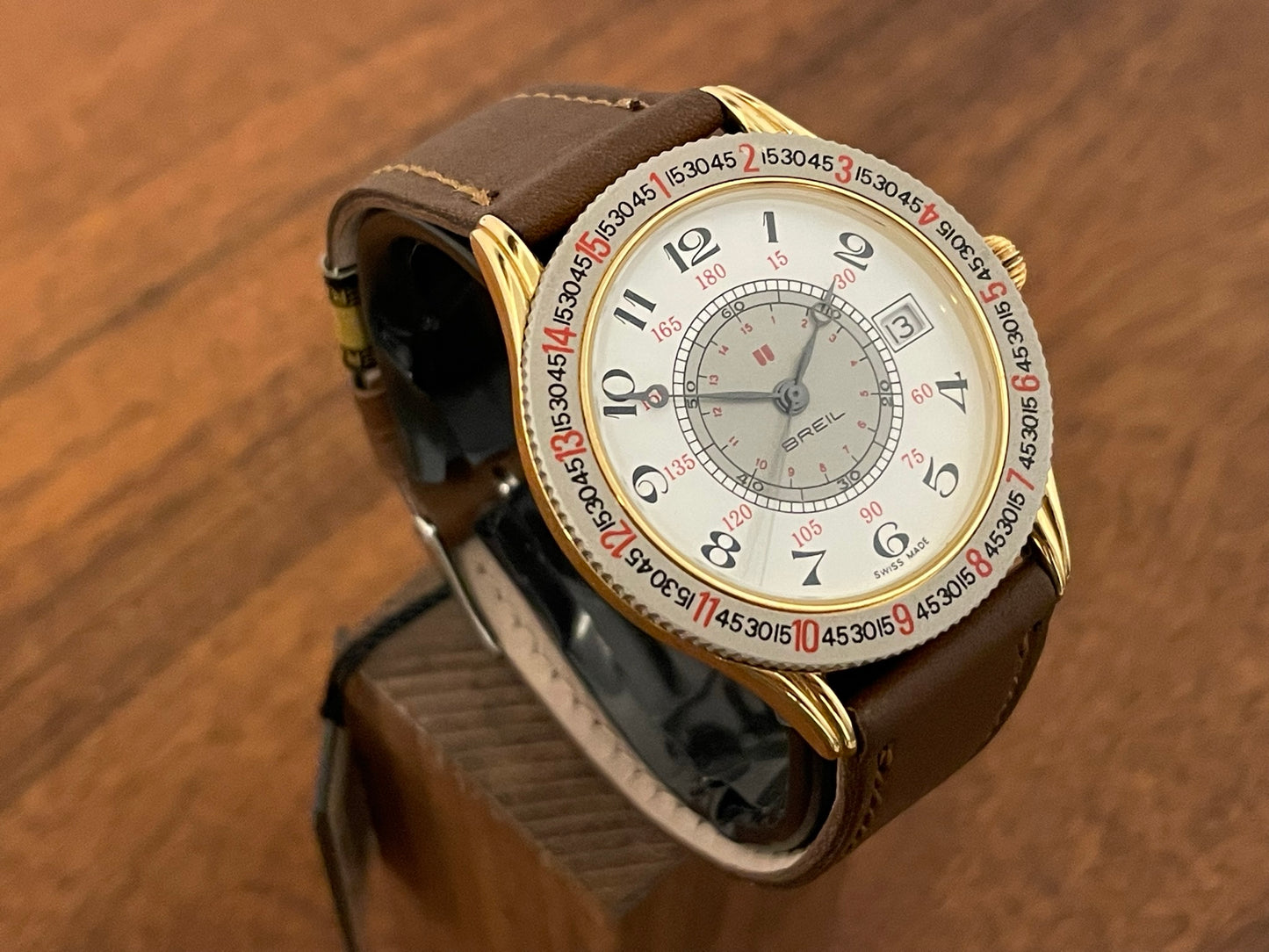 (1980s) Breil 204000 "Hour Angle" dress watch