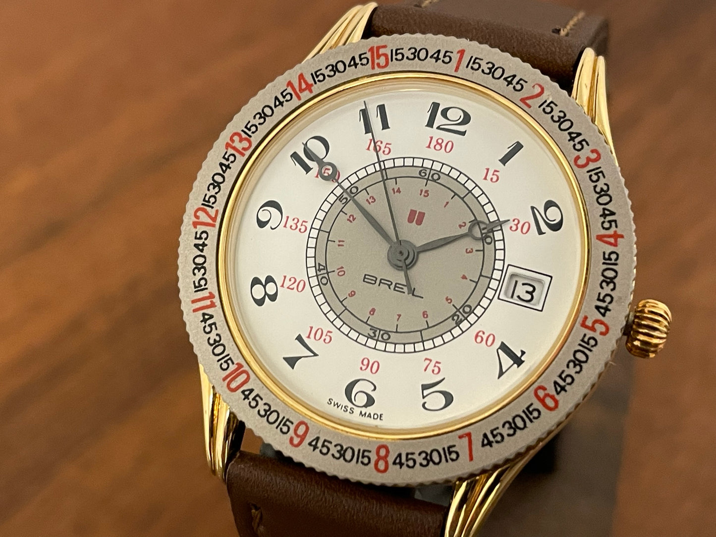 (1980s) Breil 204000 "Hour Angle" dress watch