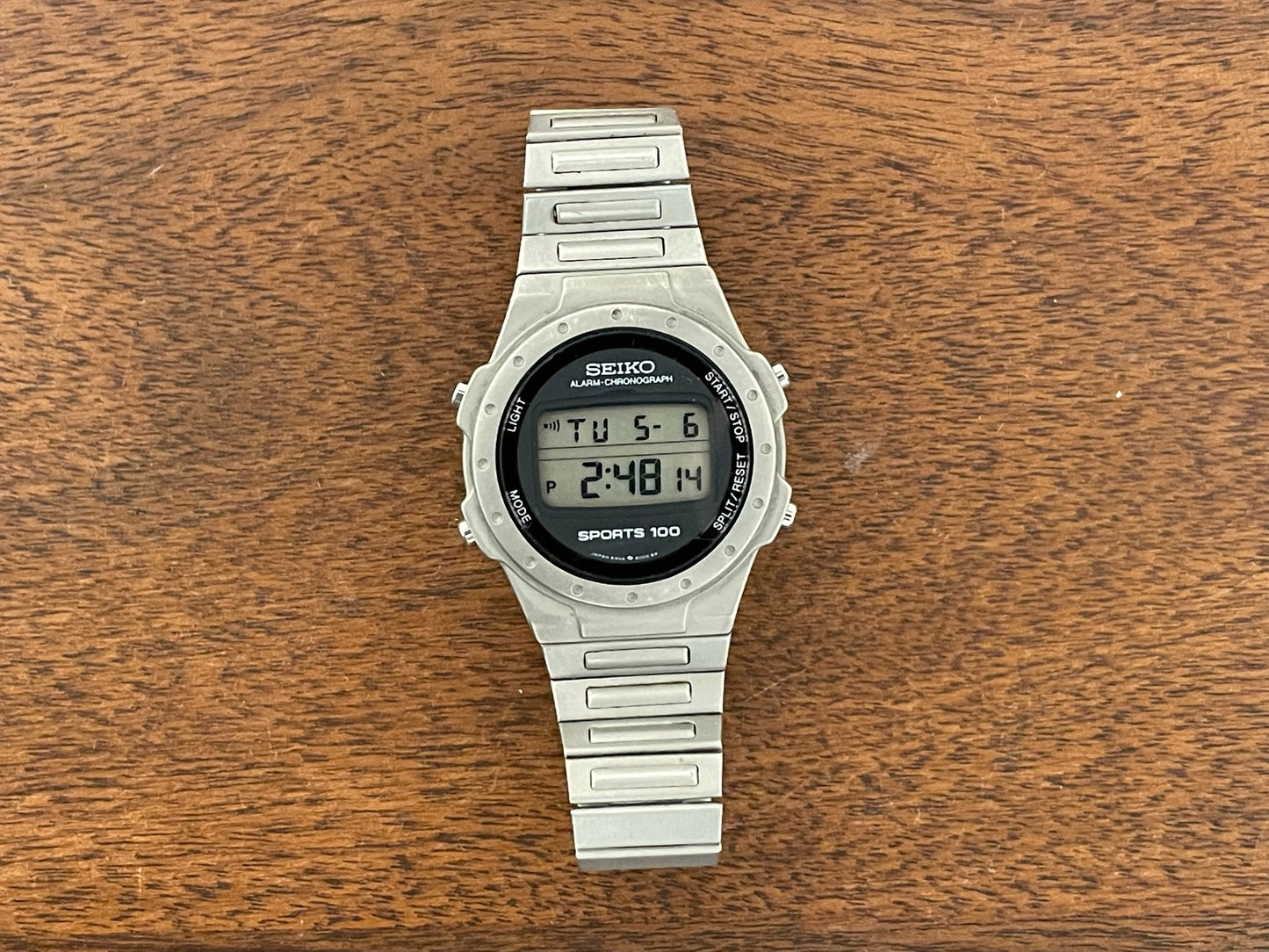 (1985) Seiko A904-6000 Alarm-Chronograph Sports 100