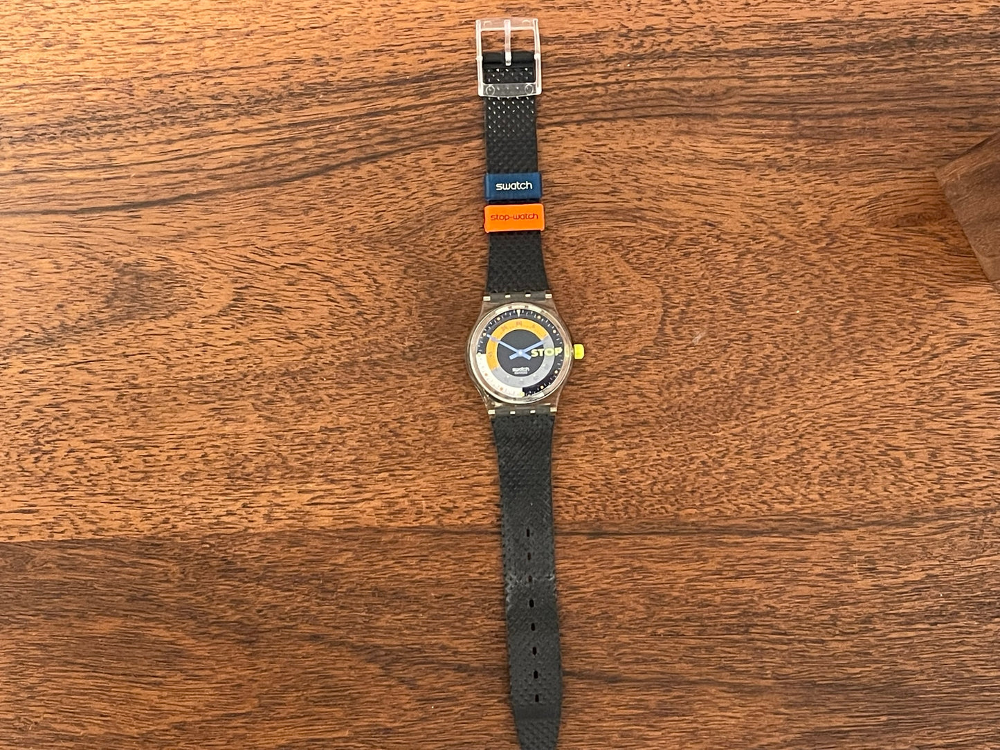 (1992) Swatch SSK100 stop-watch "Coffee Break" (NOS)