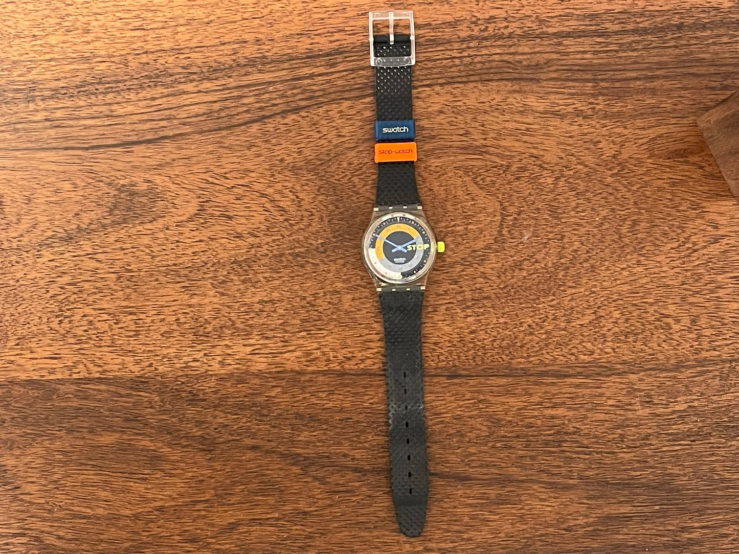 (1992) Swatch SSK100 stop-watch "Coffee Break" (NOS)