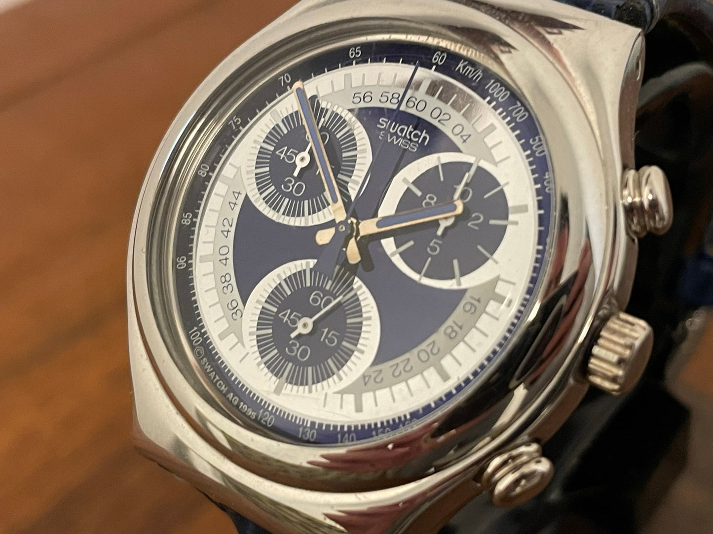 (1996) Swatch YCS102 Irony Chrono "Seatrip"
