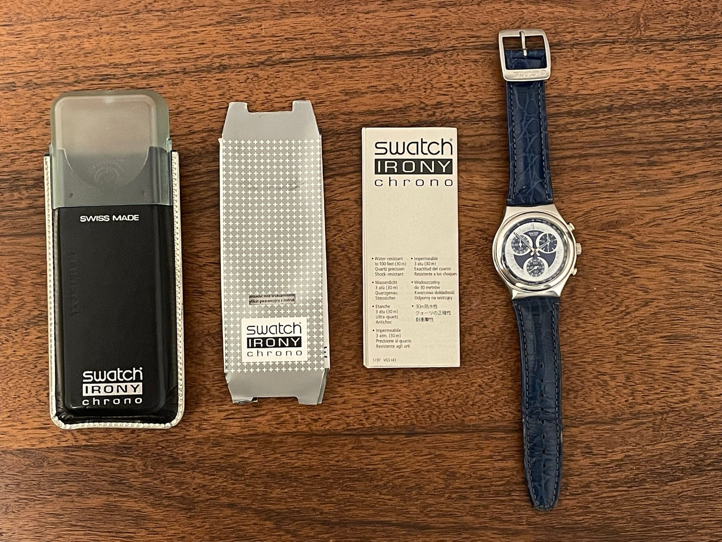 (1996) Swatch YCS102 Irony Chrono "Seatrip"
