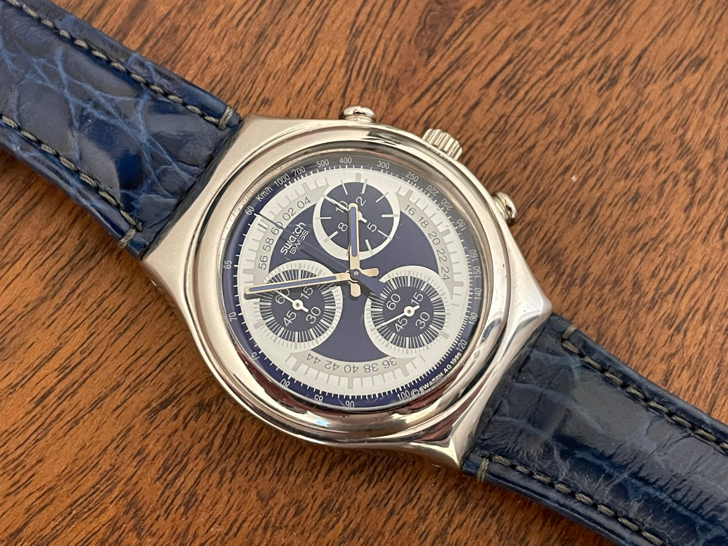 (1996) Swatch YCS102 Irony Chrono "Seatrip"
