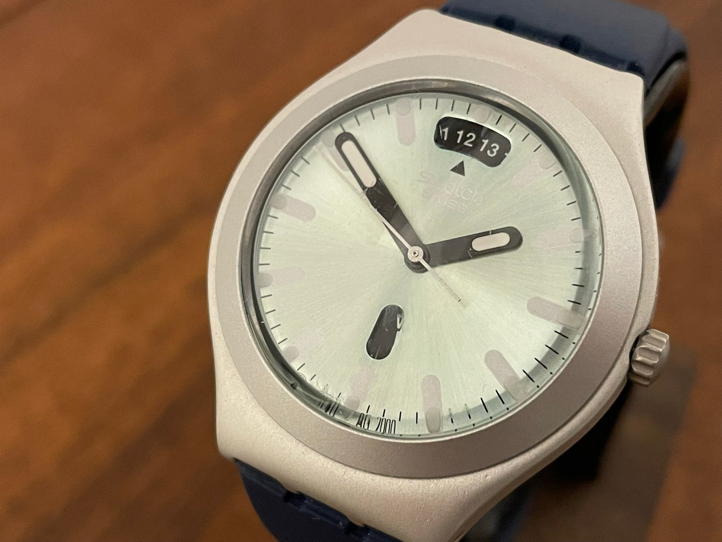 (2001) Swatch YGS7008 Irony Big "Extrados Aqua" (NOS)