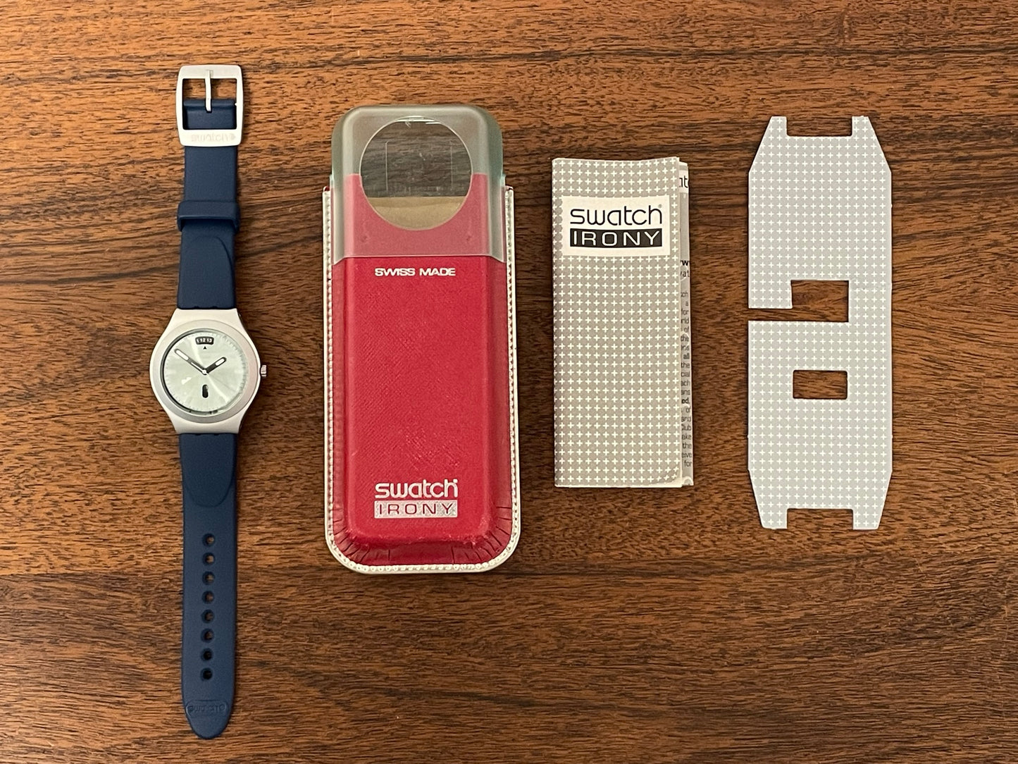 (2001) Swatch YGS7008 Irony Big "Extrados Aqua" (NOS)