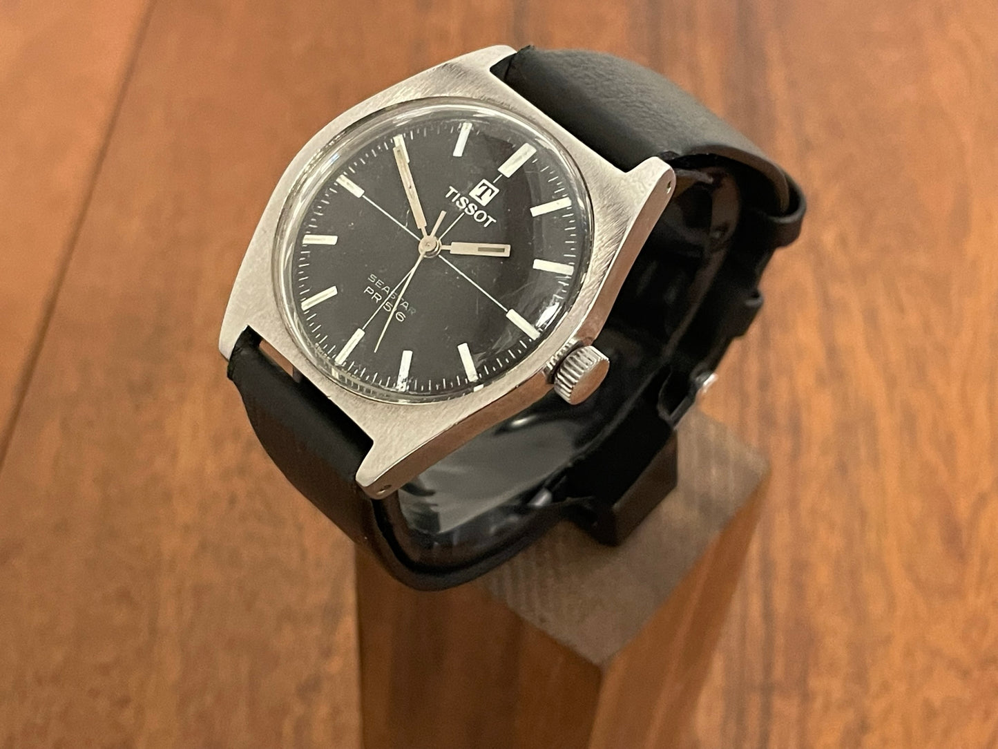 (1960s) Tissot Seastar PR516 - black cross dial (serviced)