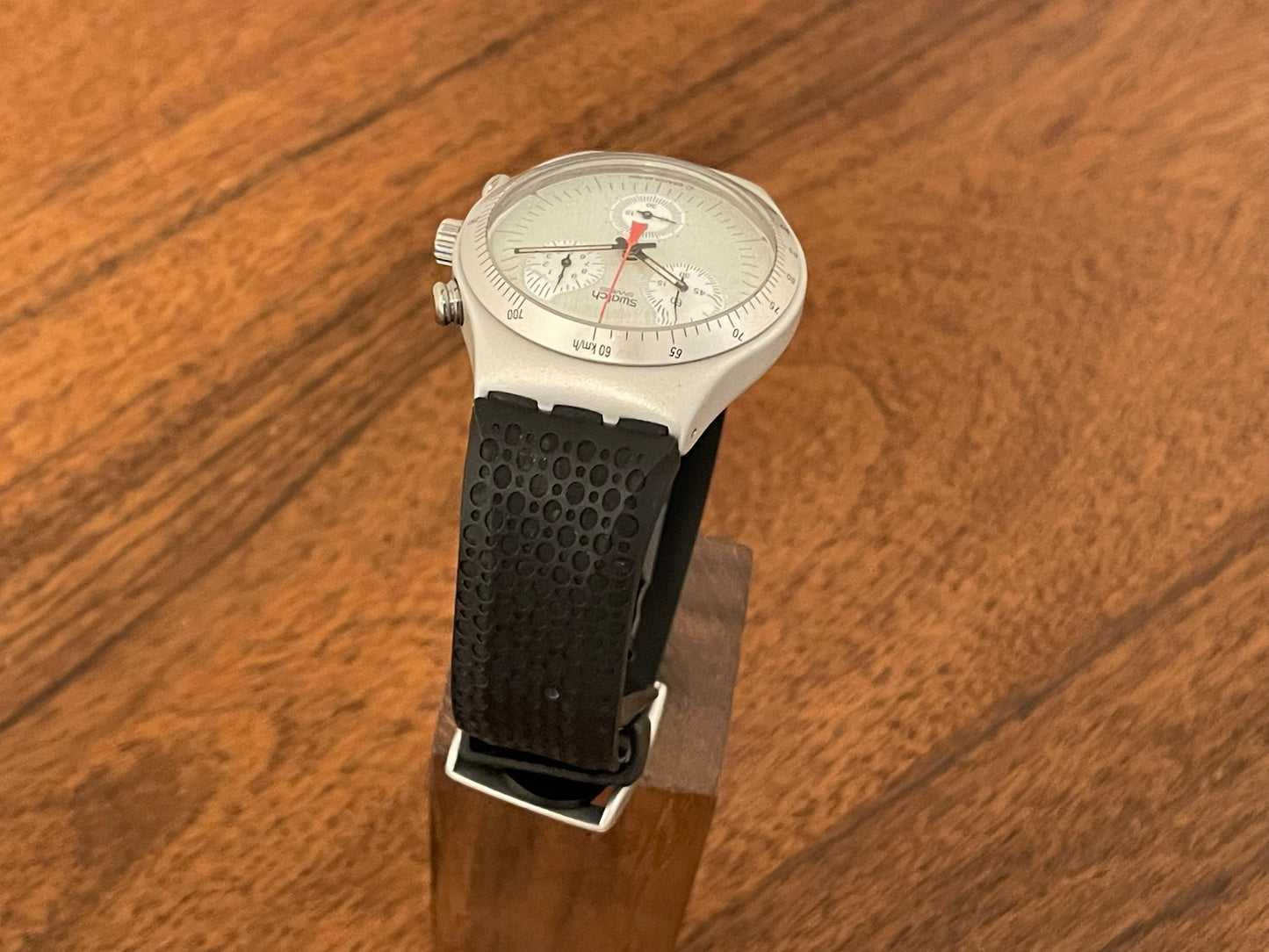 (1996) Swatch YCS1005 Irony Chrono "Time Cut" (NOS)