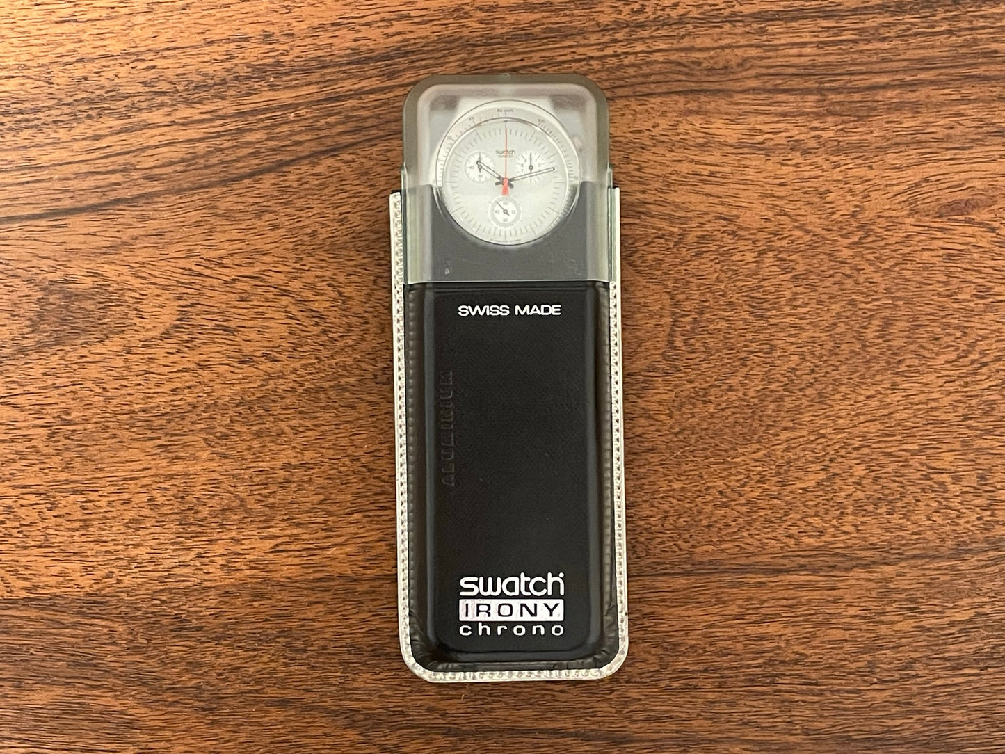 (1996) Swatch YCS1005 Irony Chrono "Time Cut" (NOS)