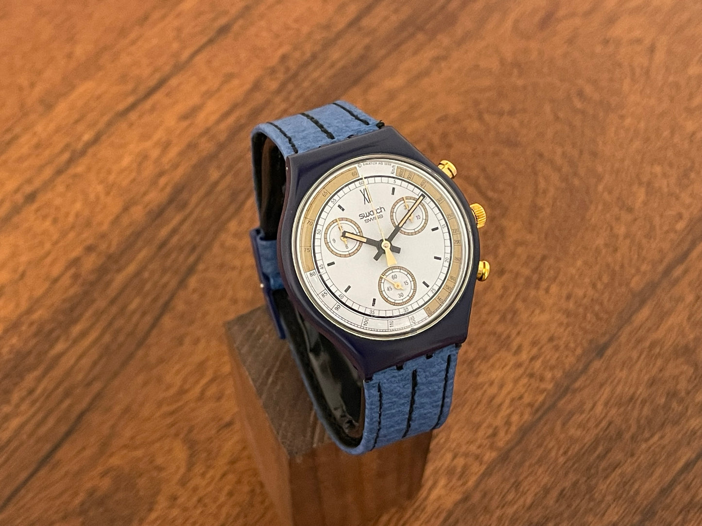 (1992) Swatch SCN100 Chrono "Skipper" (NOS)