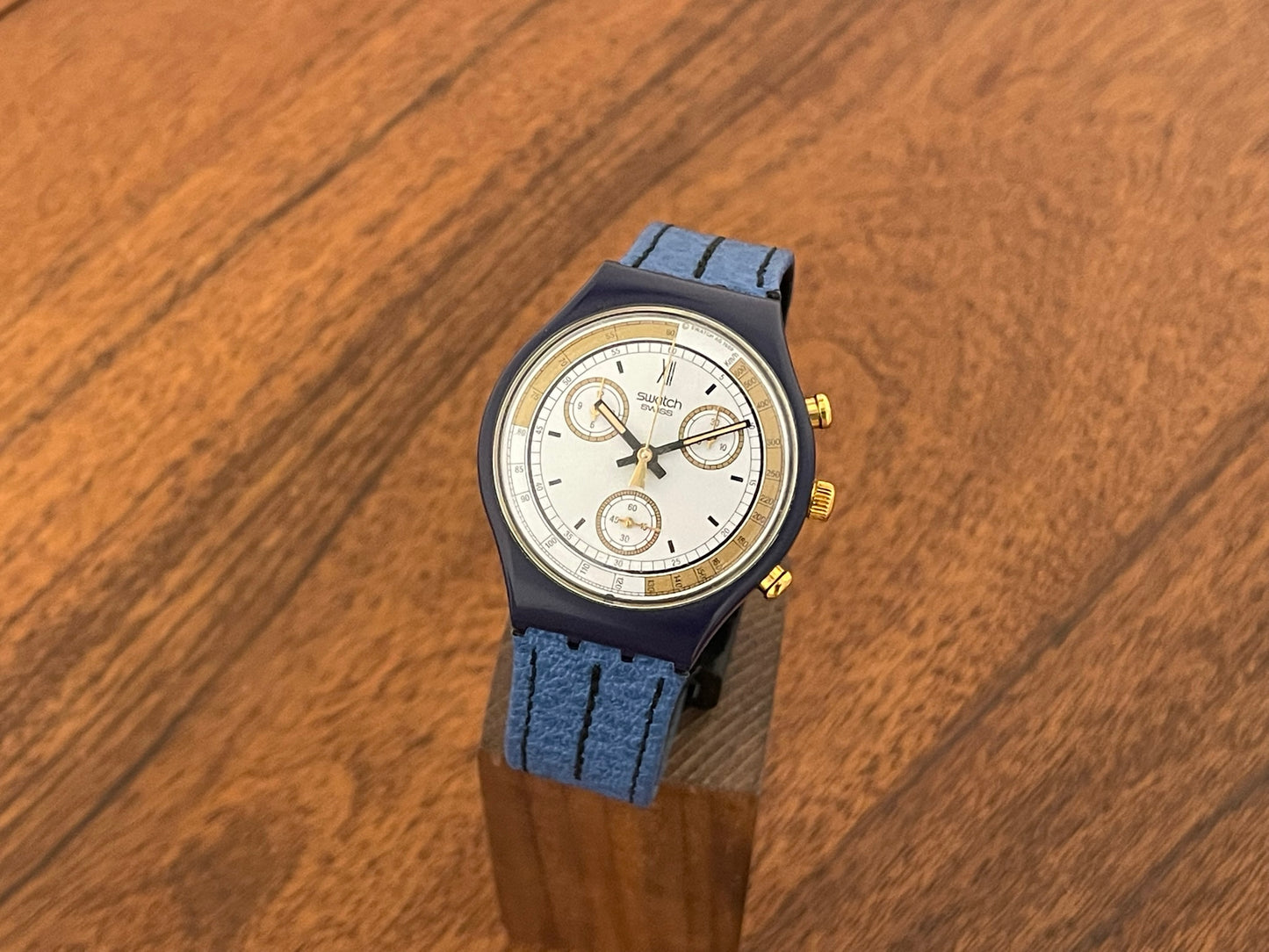(1992) Swatch SCN100 Chrono "Skipper" (NOS)