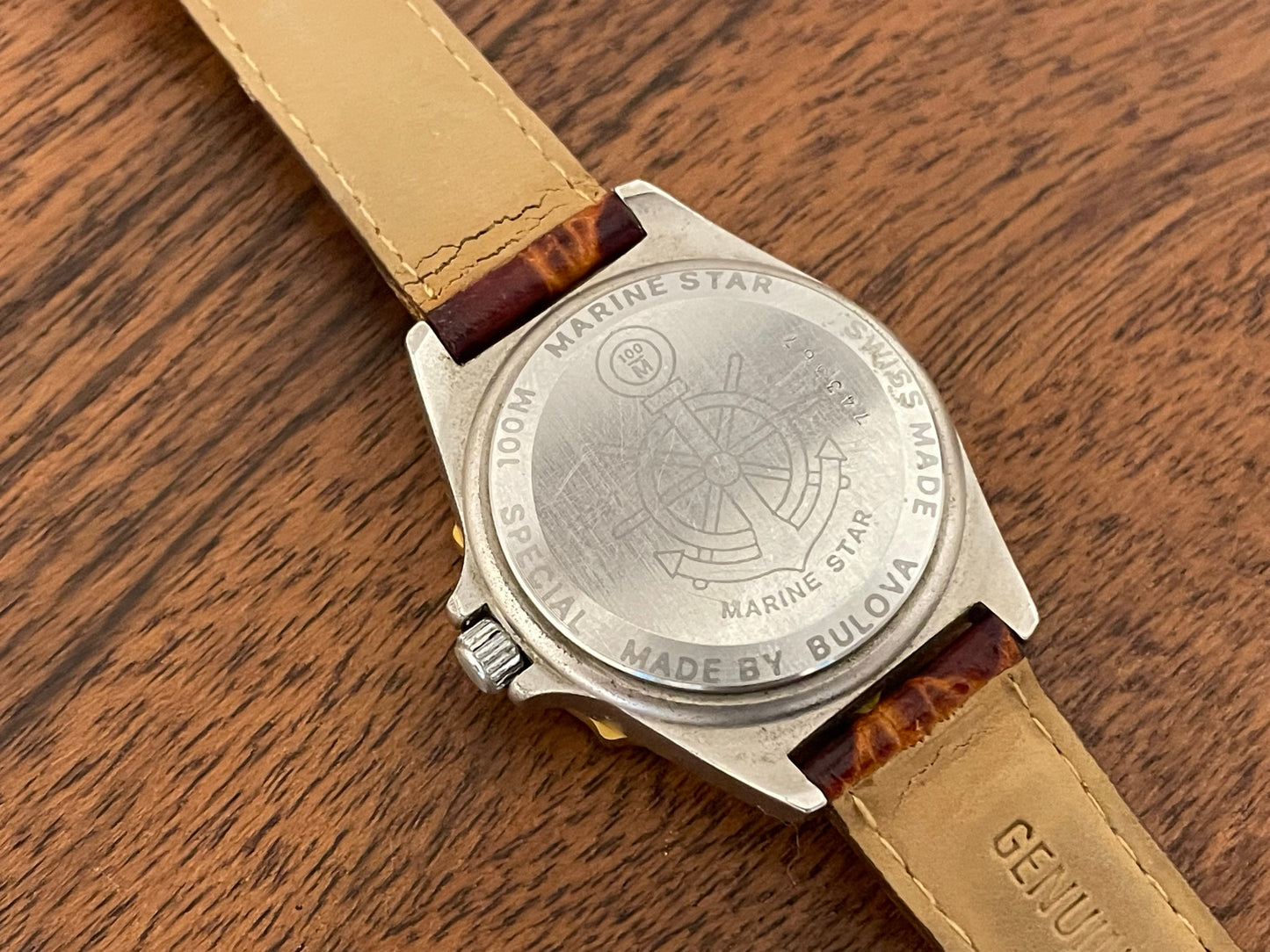 (1980s/1990s) Bulova Marine Star GMT/world timer - small size