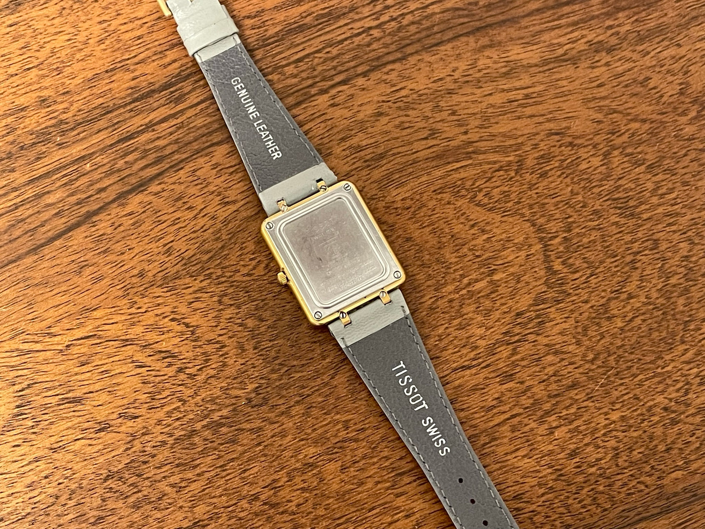 (1980s) Tissot TwoTimer skeleton "Tank"