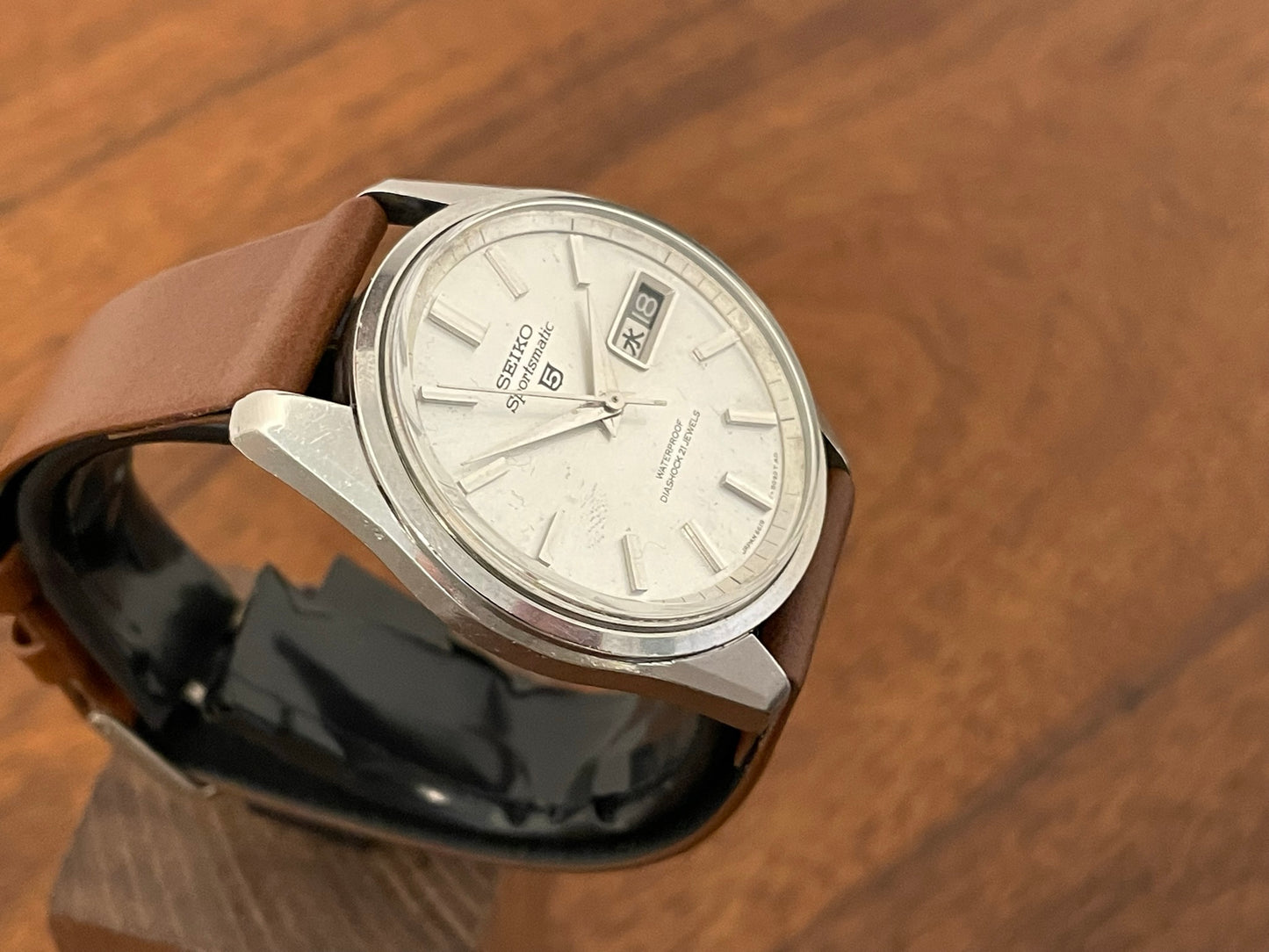 (1966) Seiko 5 Sportsmatic 6619-8060 Diashock 21 jewels (serviced)