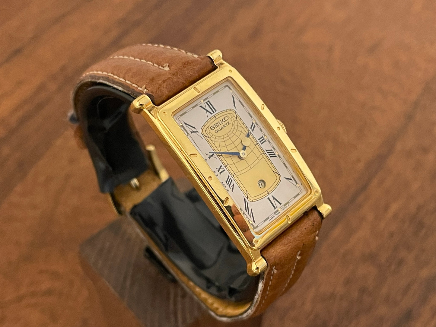 (1991) Seiko 7N89-5000 Age of Discovery “AOD” tank dress watch