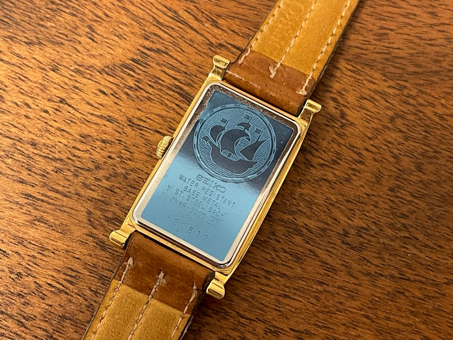(1991) Seiko 7N89-5000 Age of Discovery “AOD” tank dress watch