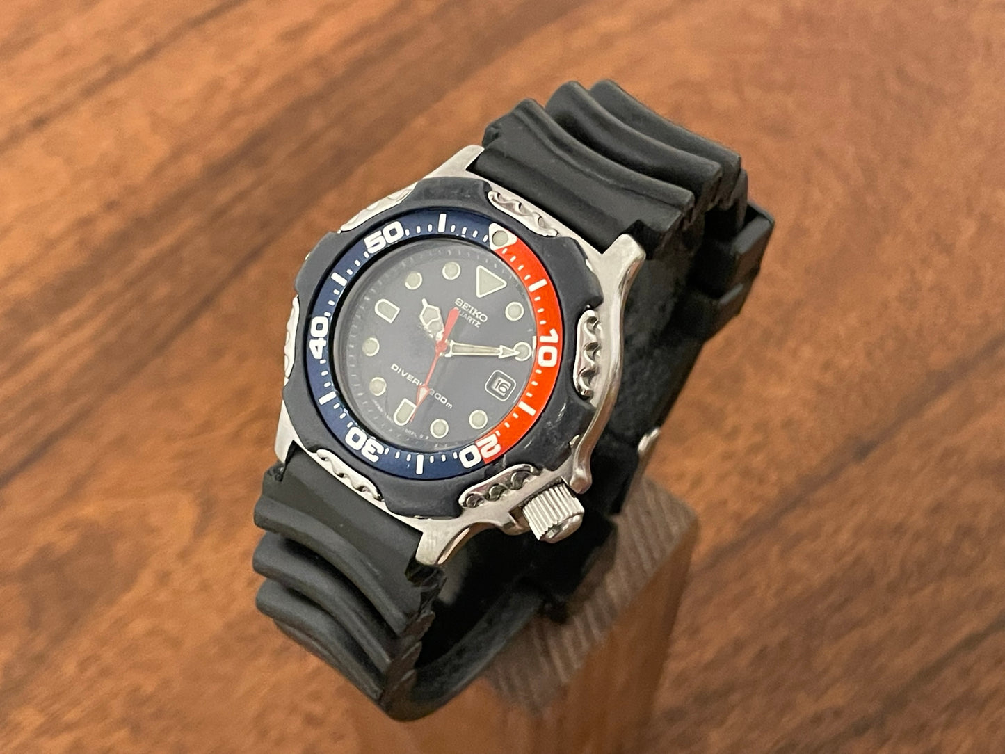 (2001) Seiko 7N85-0029 Pepsi bezel diver - small size