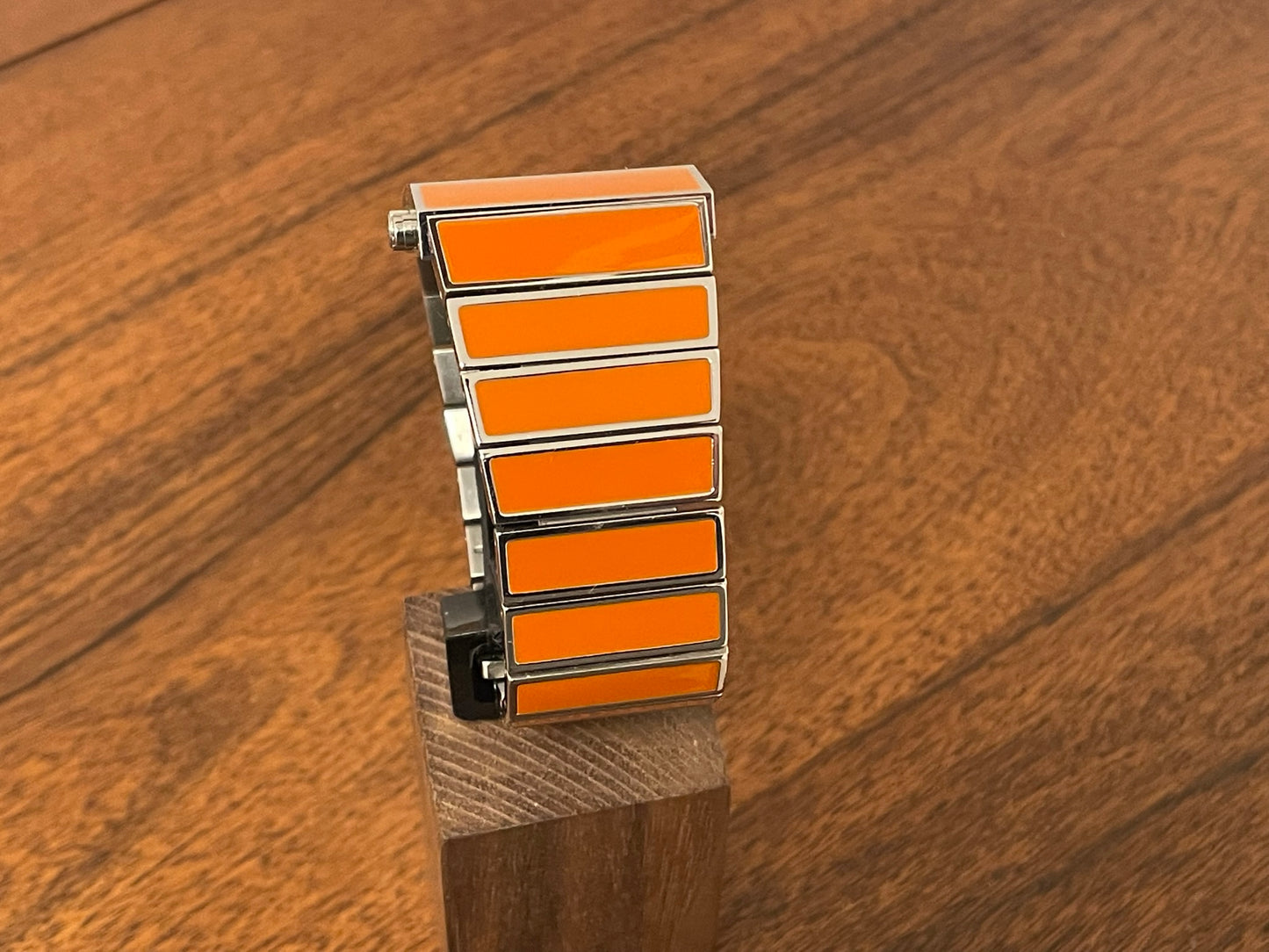 (2010s) Nixon Rotolog orange - Direct time technology (NOS)