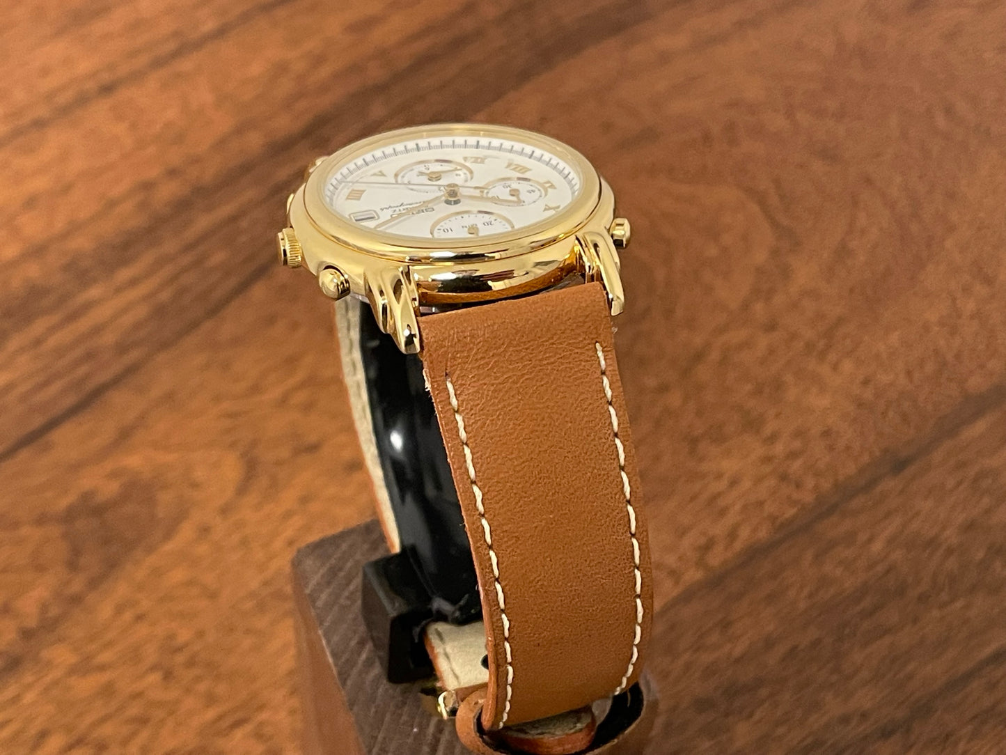 (1993) Seiko 7T32-6F00 Chronograph - creme dial with Roman numerals