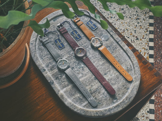 Vintage Tissot RockWatch on display tray