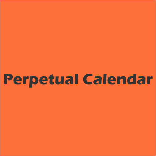 Perpetual Calendar