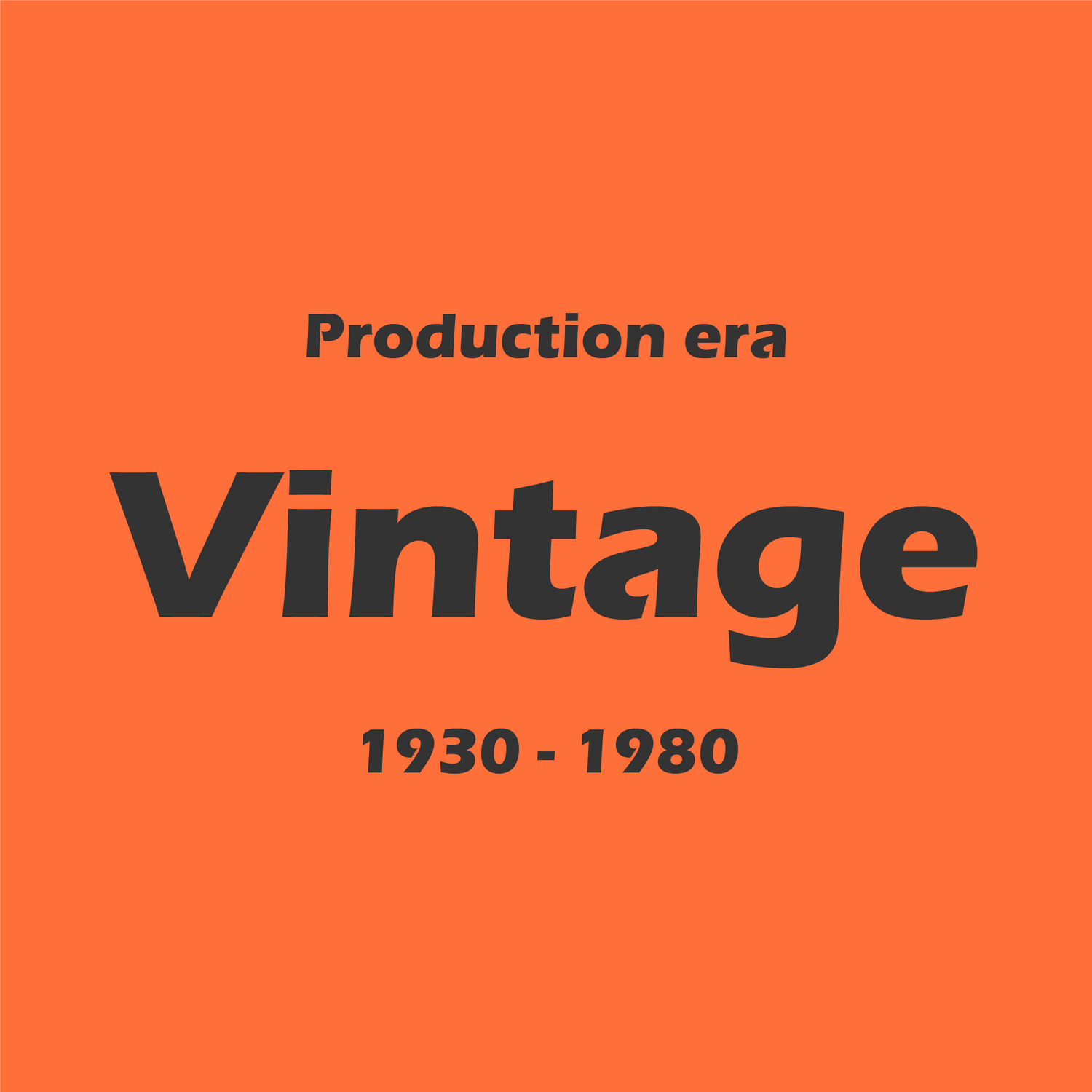 Vintage watches product group label