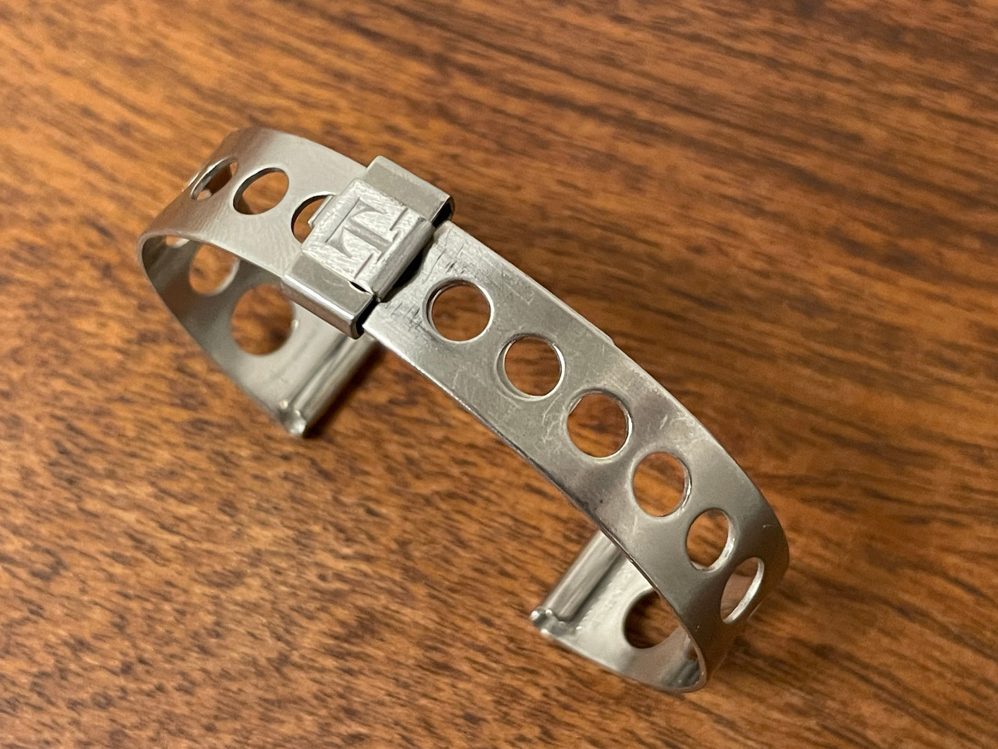 (1970s) 14mm Tissot rally bracelet - steel