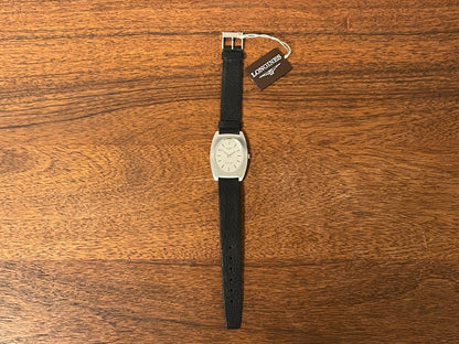 (1970s) Longines Flagship ref. 4036 cal. 428 - tonneau case - silver dial w/ silver stick markers (NOS)